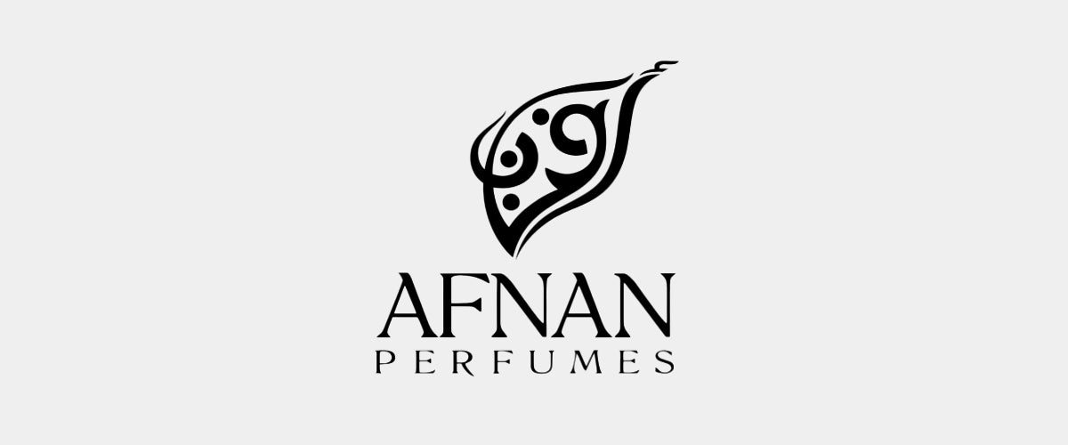 logotipo negro fondo gris de afnan