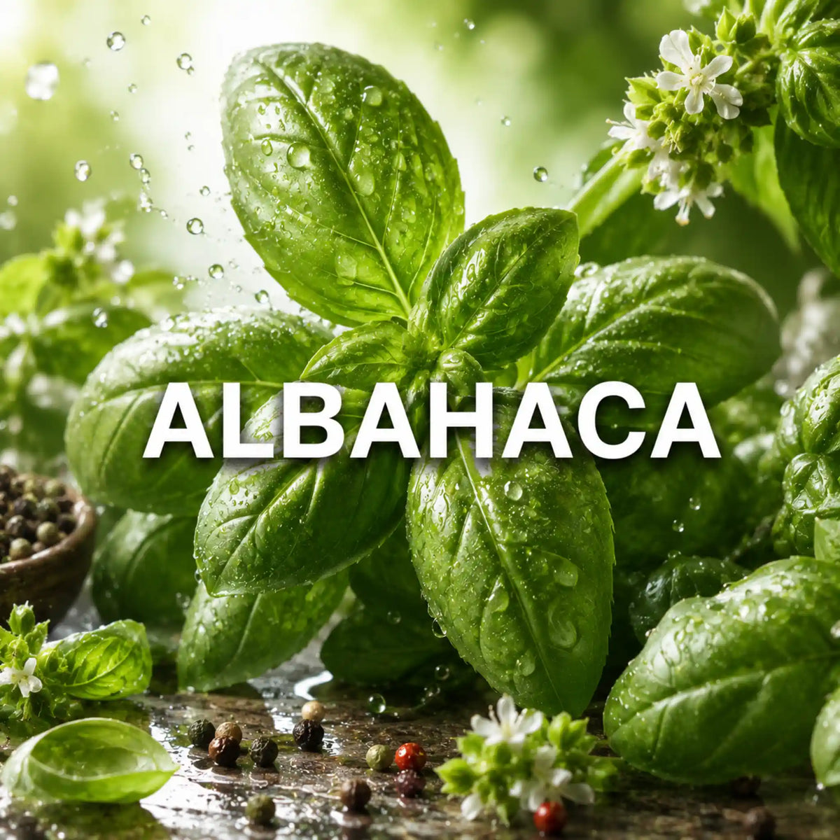 Perfumes árabes con albahaca