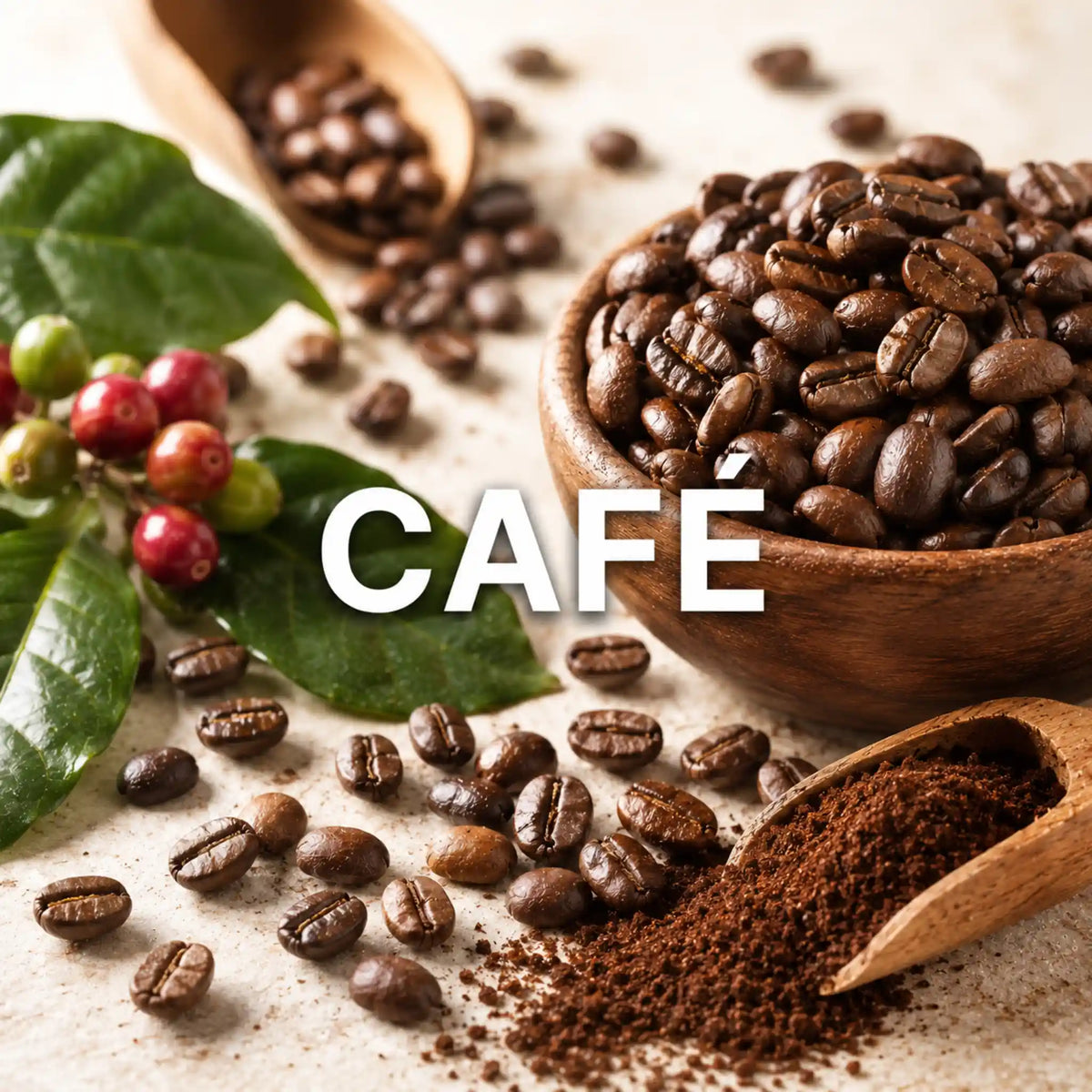 Perfumes árabes con café
