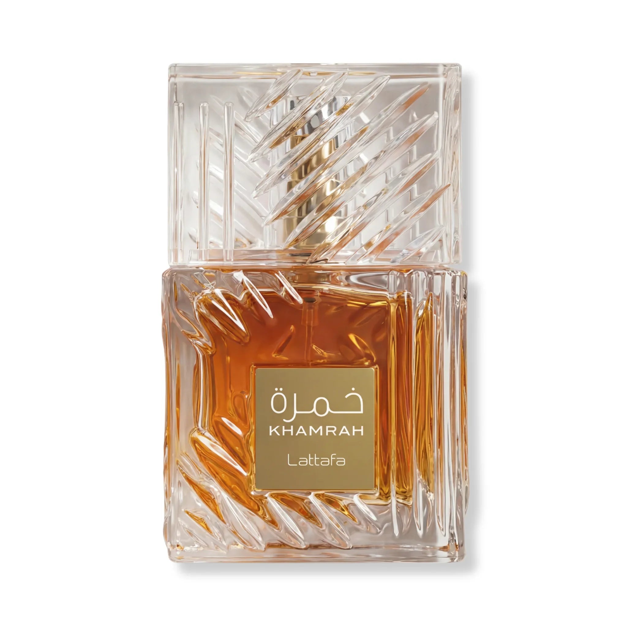 Frasco del Khamrah Lattafa Eau de Parfum Unisex