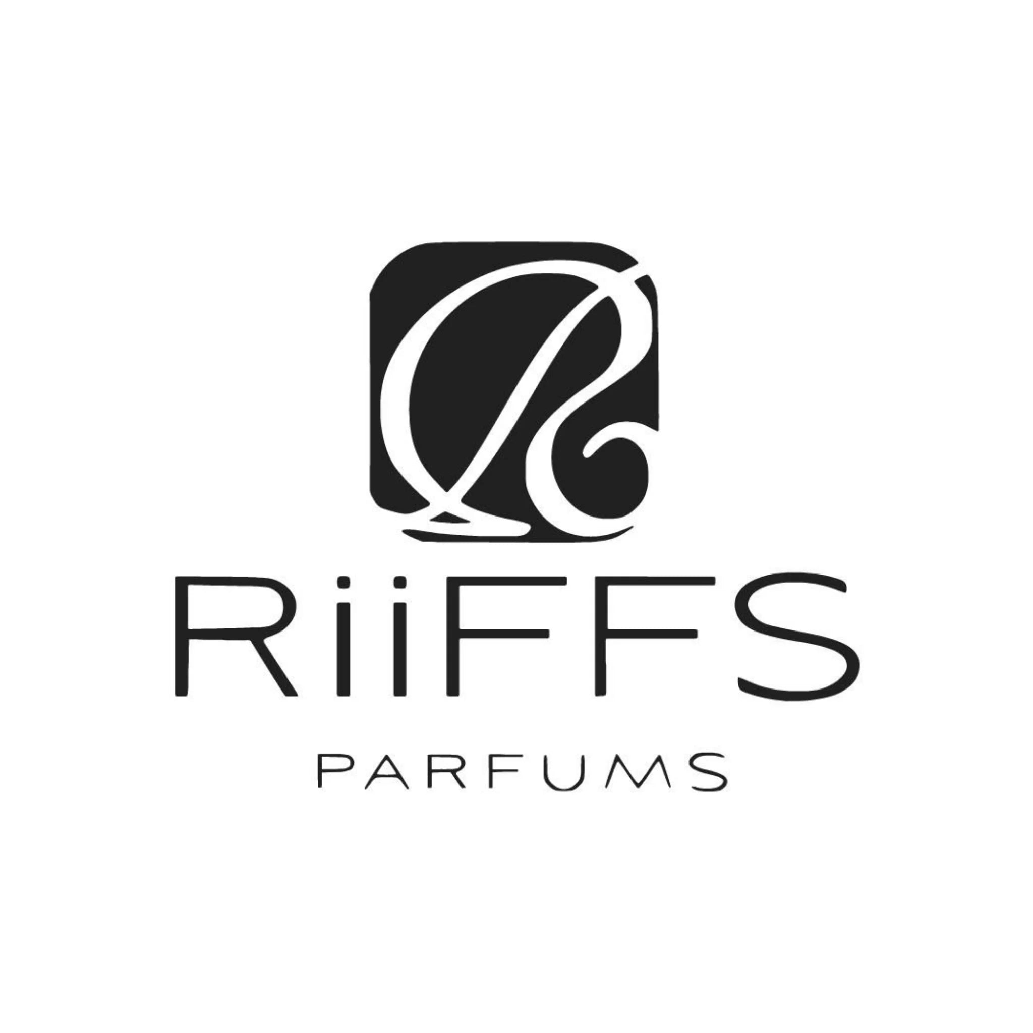Logotipo negro riiffs perfumes