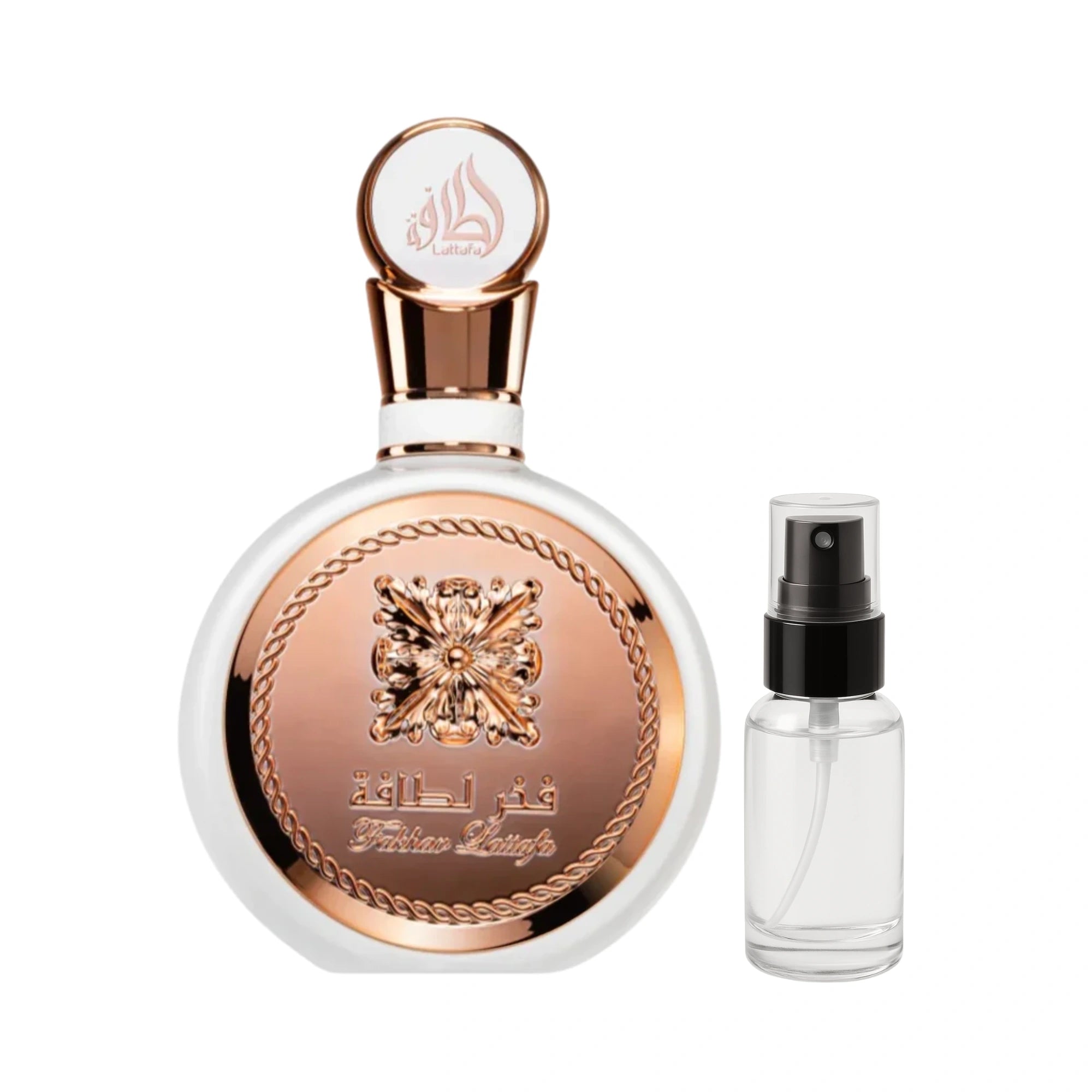 Muestra de Fakhar Extrait Lattafa Eau de Parfum Para Hombre (3ML)