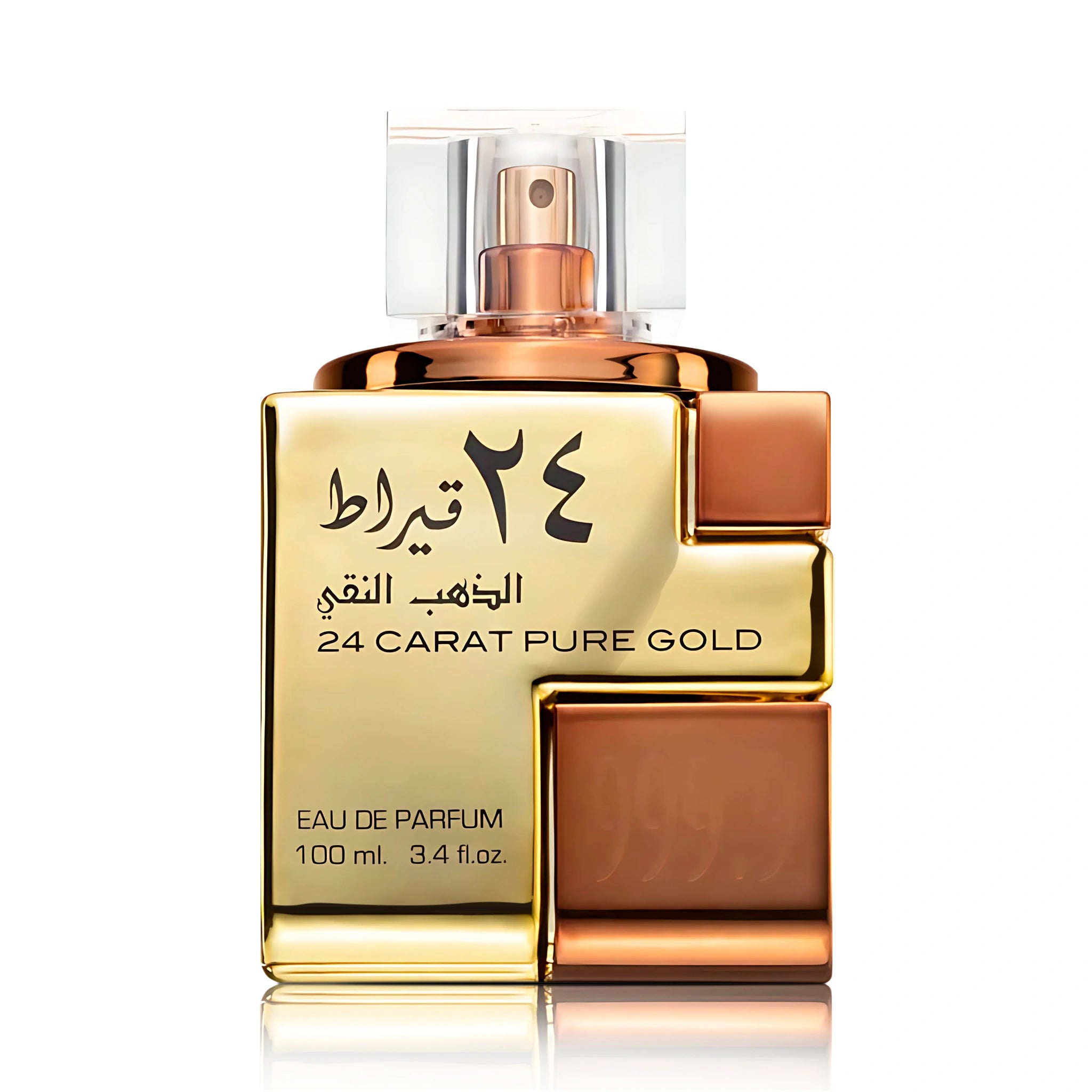 Frasco de 24 Carat Pure Gold Lattafa Eau de Parfum Unisex