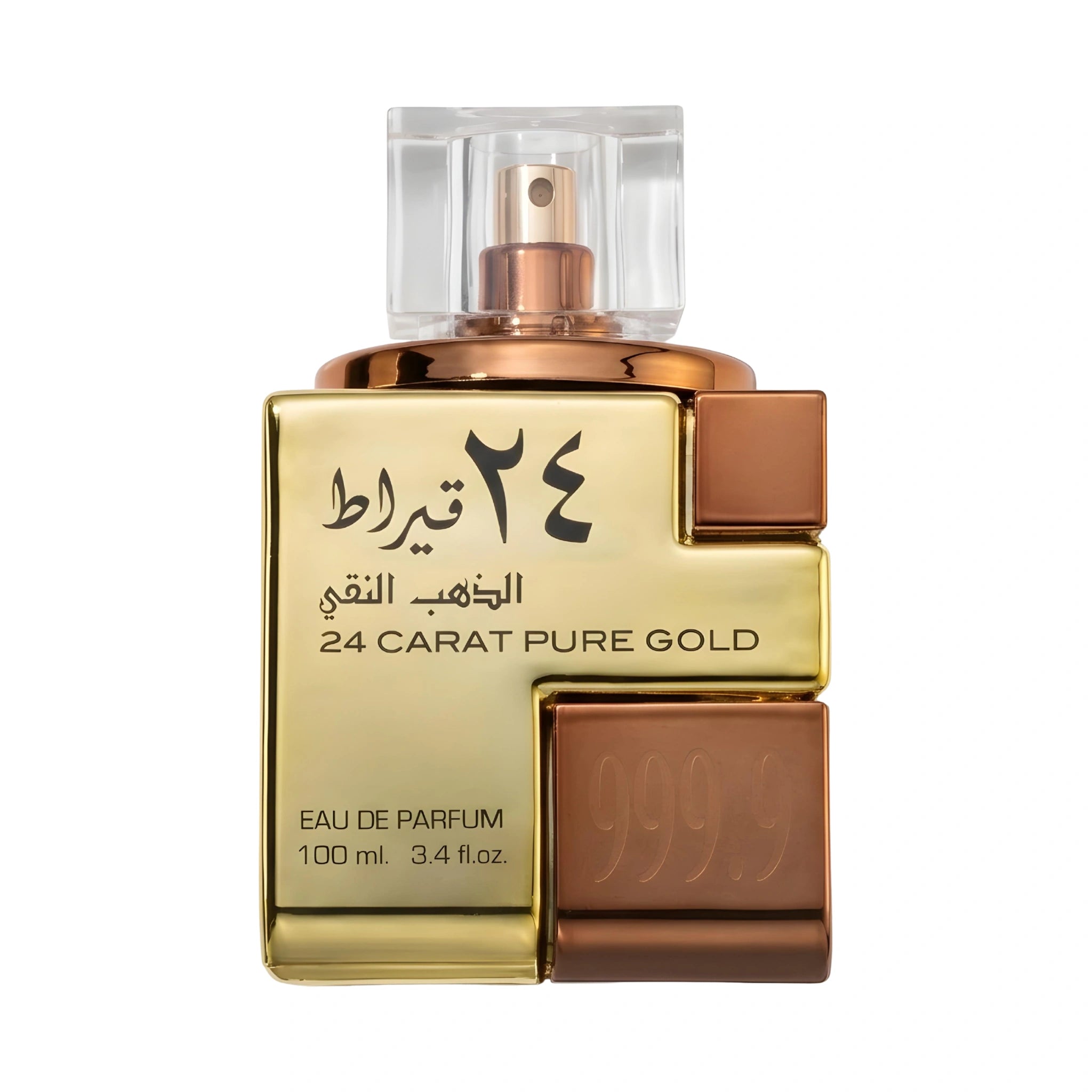 Frasco de 24 Carat Pure Gold Lattafa Eau de Parfum Unisex