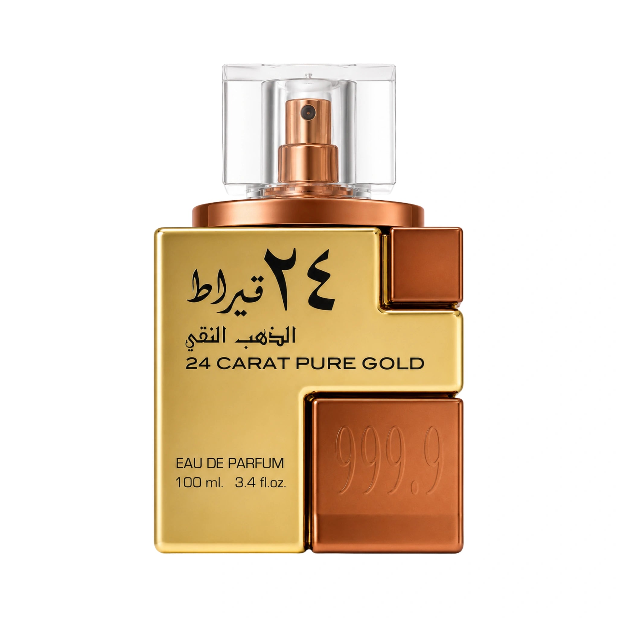 Frasco de 24 Carat Pure Gold Lattafa Eau de Parfum Unisex