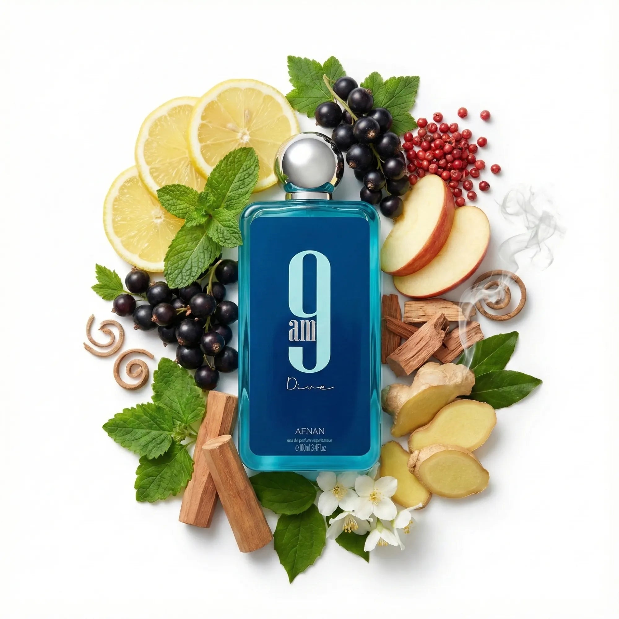 9AM_Dive_Afnan_Eau_de_Parfum_Para_Hombre_Fondo_Blanco_Limon_Menta_Pimienta_Grosellas
