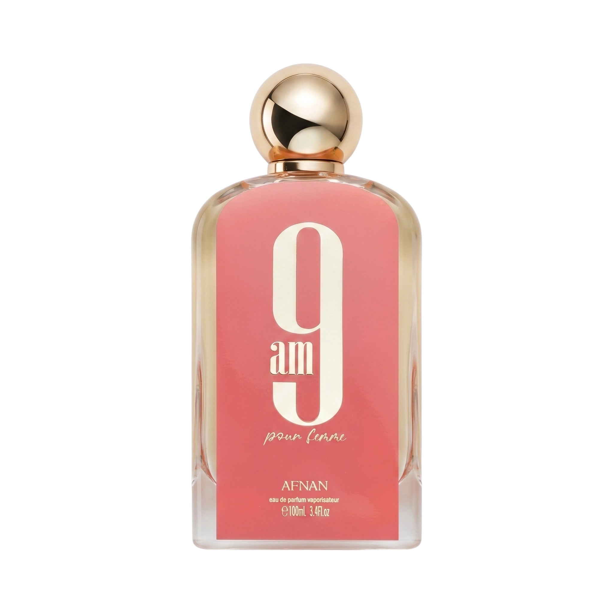 Frasco de 9AM Pour Femme Afnan Eau de Parfum Para Mujer