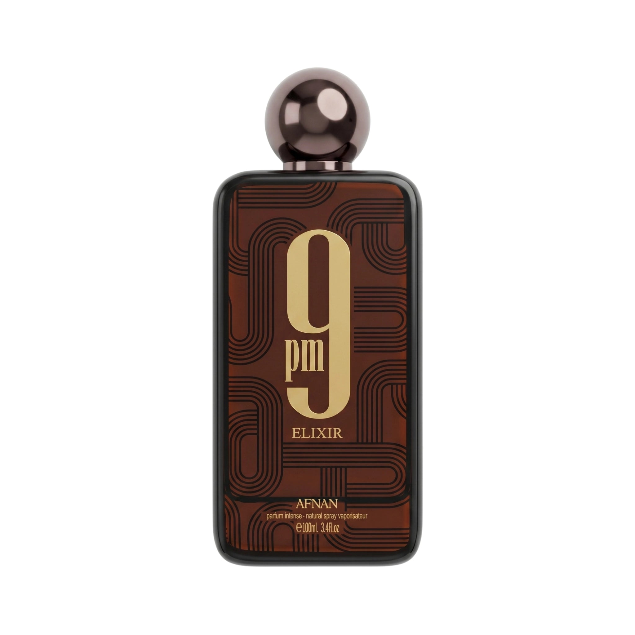 Frasco de 9PM Elixir Afnan Extrait de Parfum Unisex
