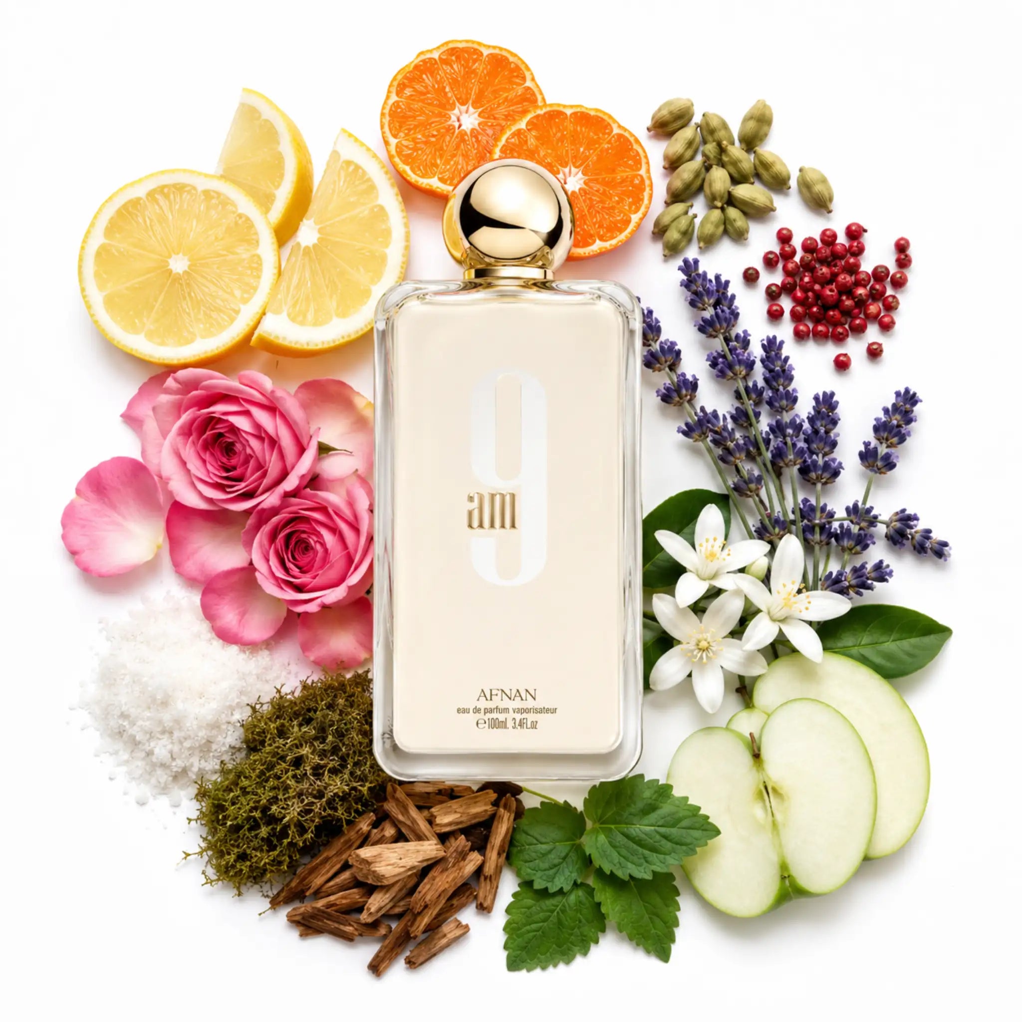 9am_Afnan_Eau_de_Parfum_Para_Mujer_Fondo_Blanco_Limon_Lavanda