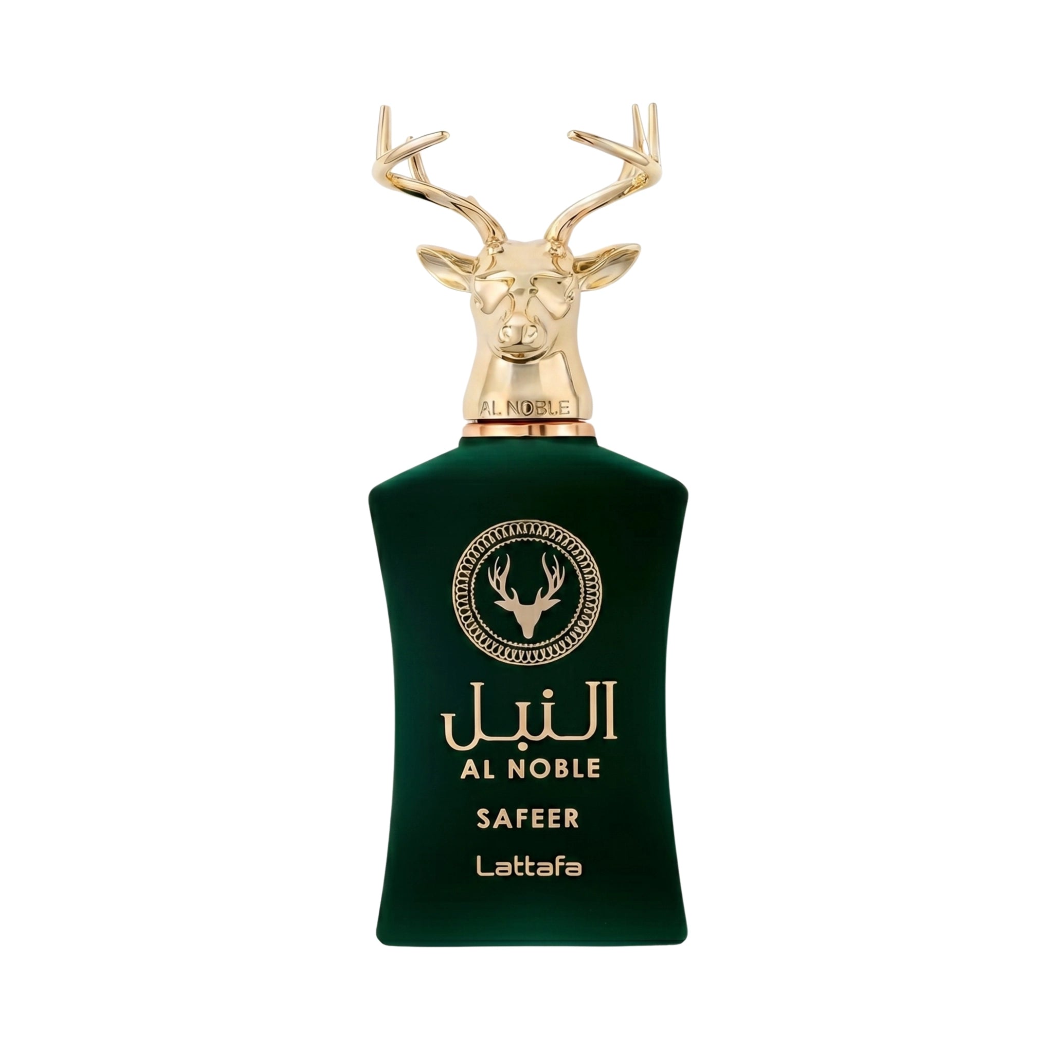 Frasco de Al Noble Safeer Lattafa Eau de Parfum Unisex
