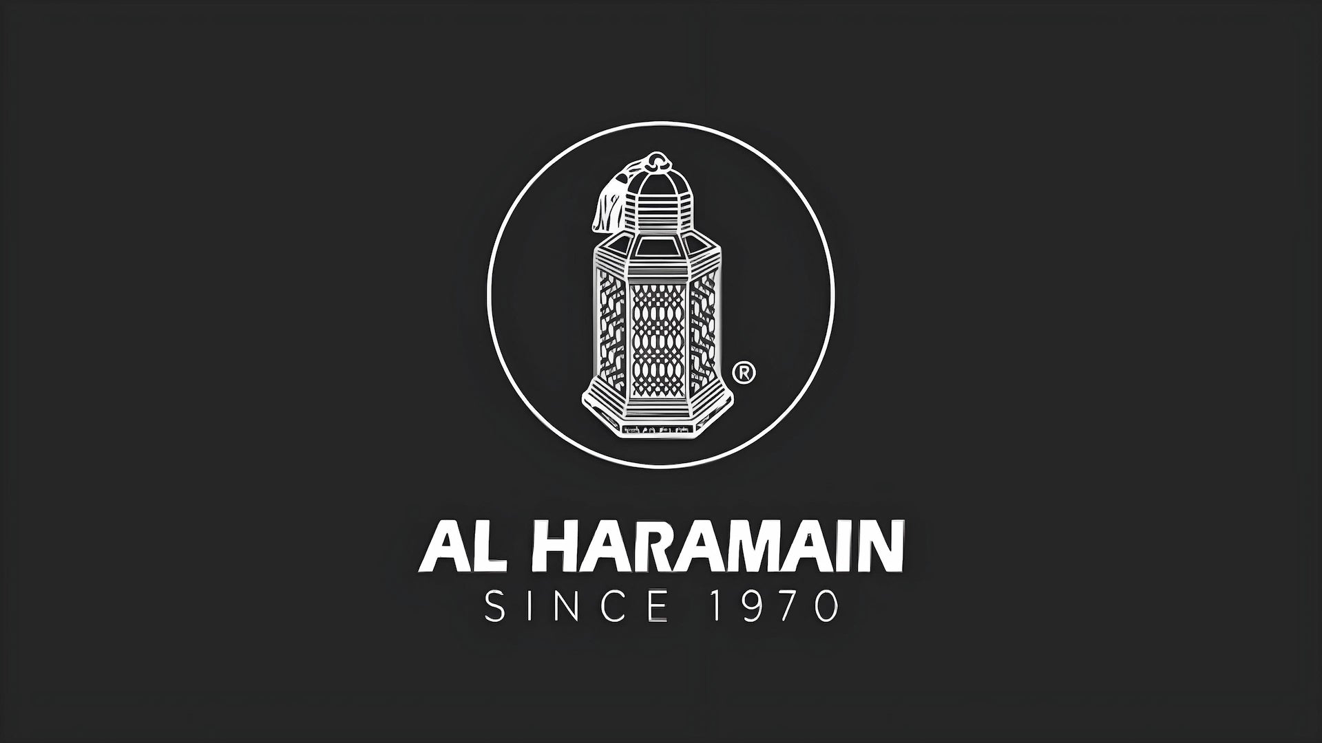 Al haramain logotipo negro fondo blanco