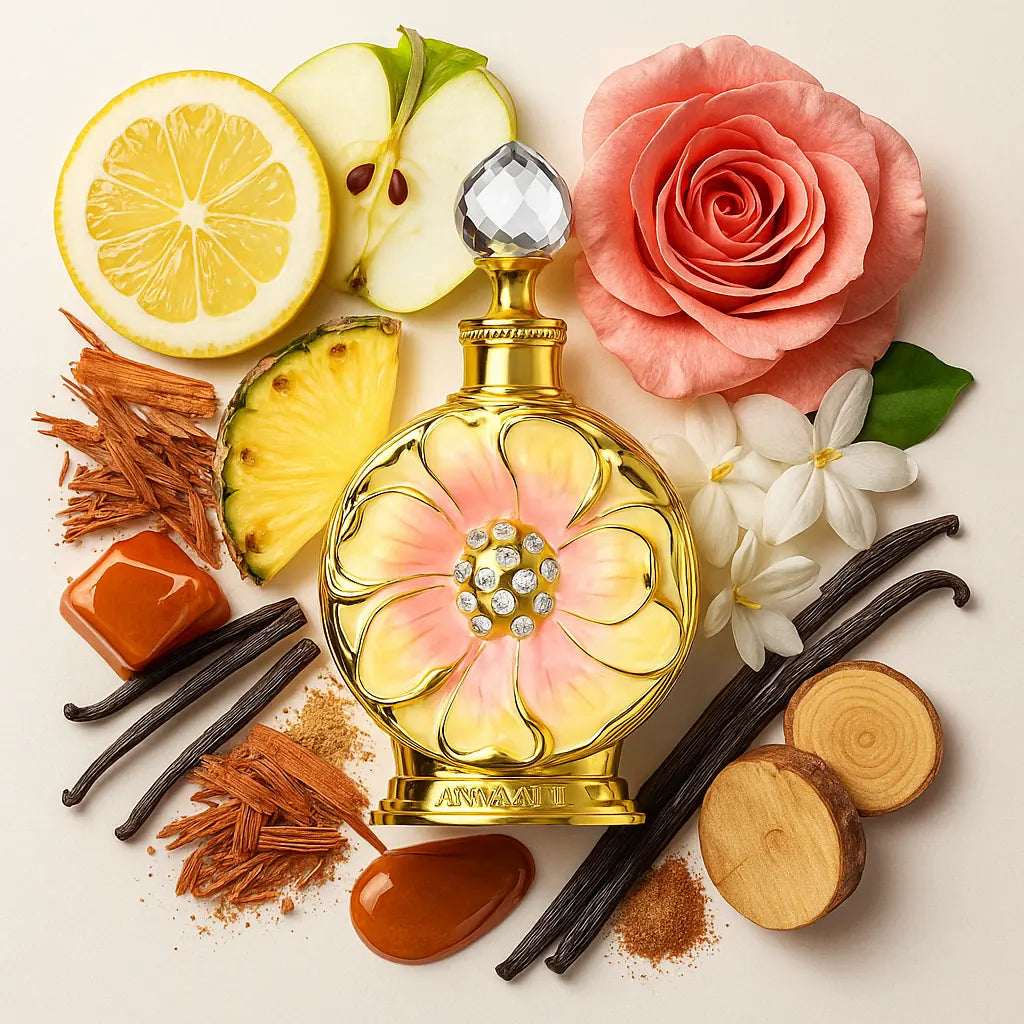 Amaali_Swiss_Arabian_Aceite_Perfumado_Para_Mujer_Fondo_Blanco_Piña_Limon