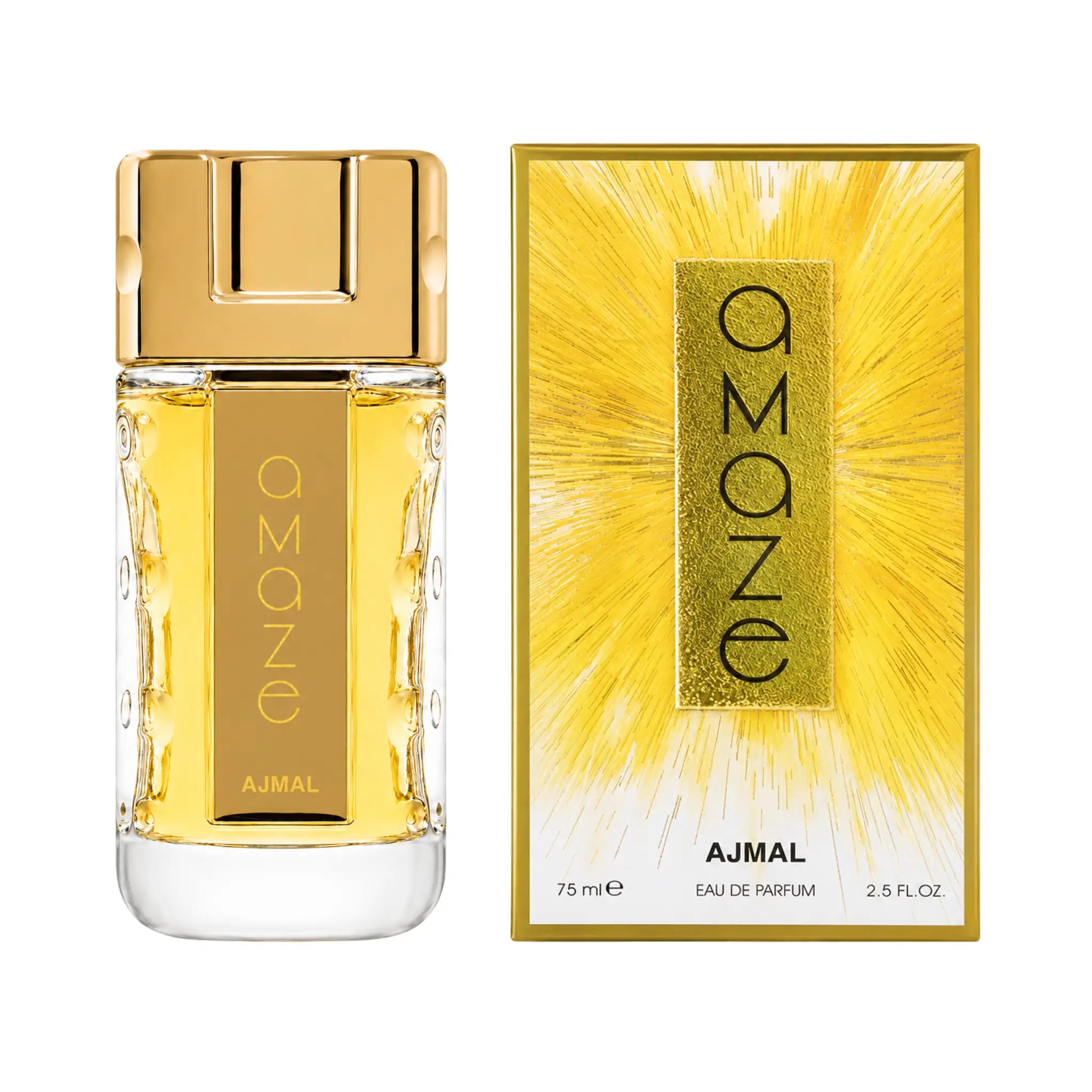 Frasco y caja de Amaze for Women Ajmal Eau de Parfum Para Mujer