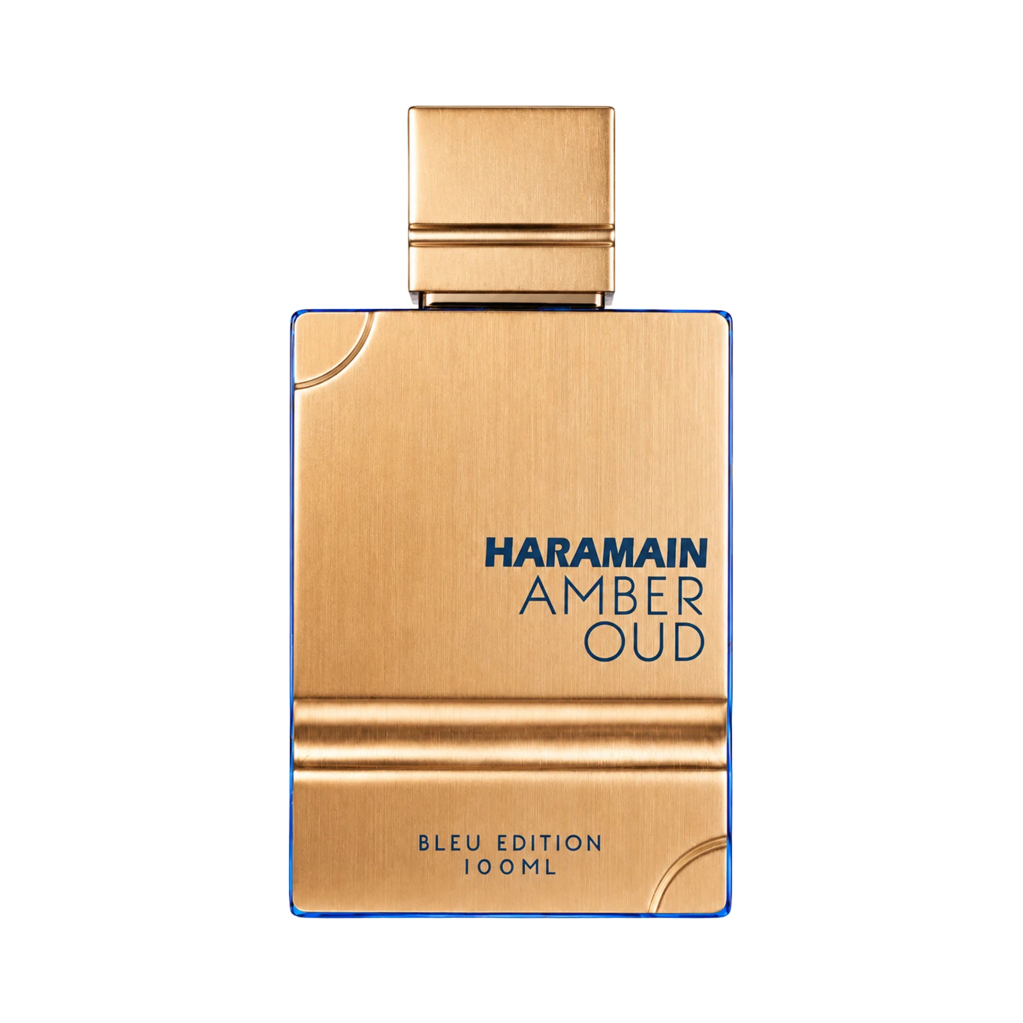 Botella de Amber Oud Bleu Edition Al Haramain Eau de Parfum Para Hombre
