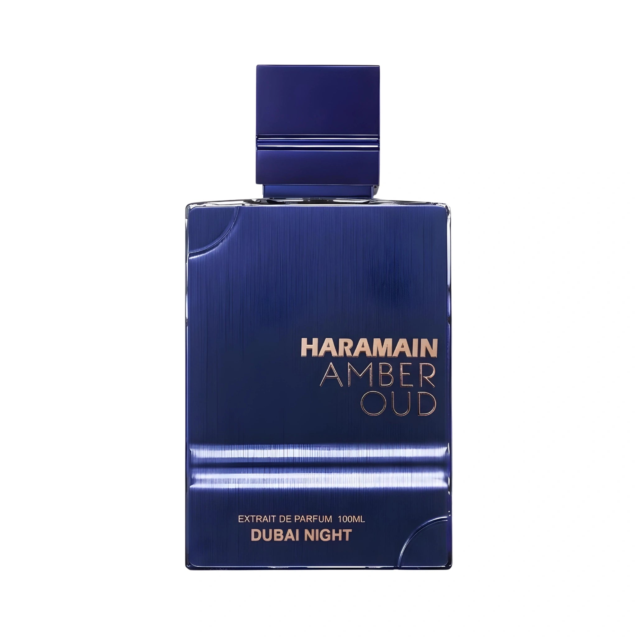 Frasco de Amber Oud Dubai Night Al Haramain Extrait de Parfum Para Hombre