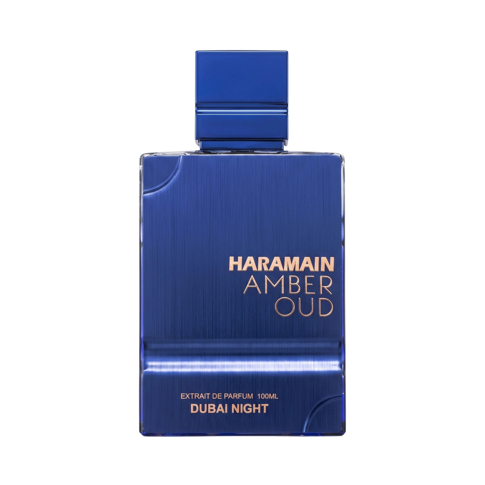 Frasco de Amber Oud Dubai Night Al Haramain Extrait de Parfum Para Hombre