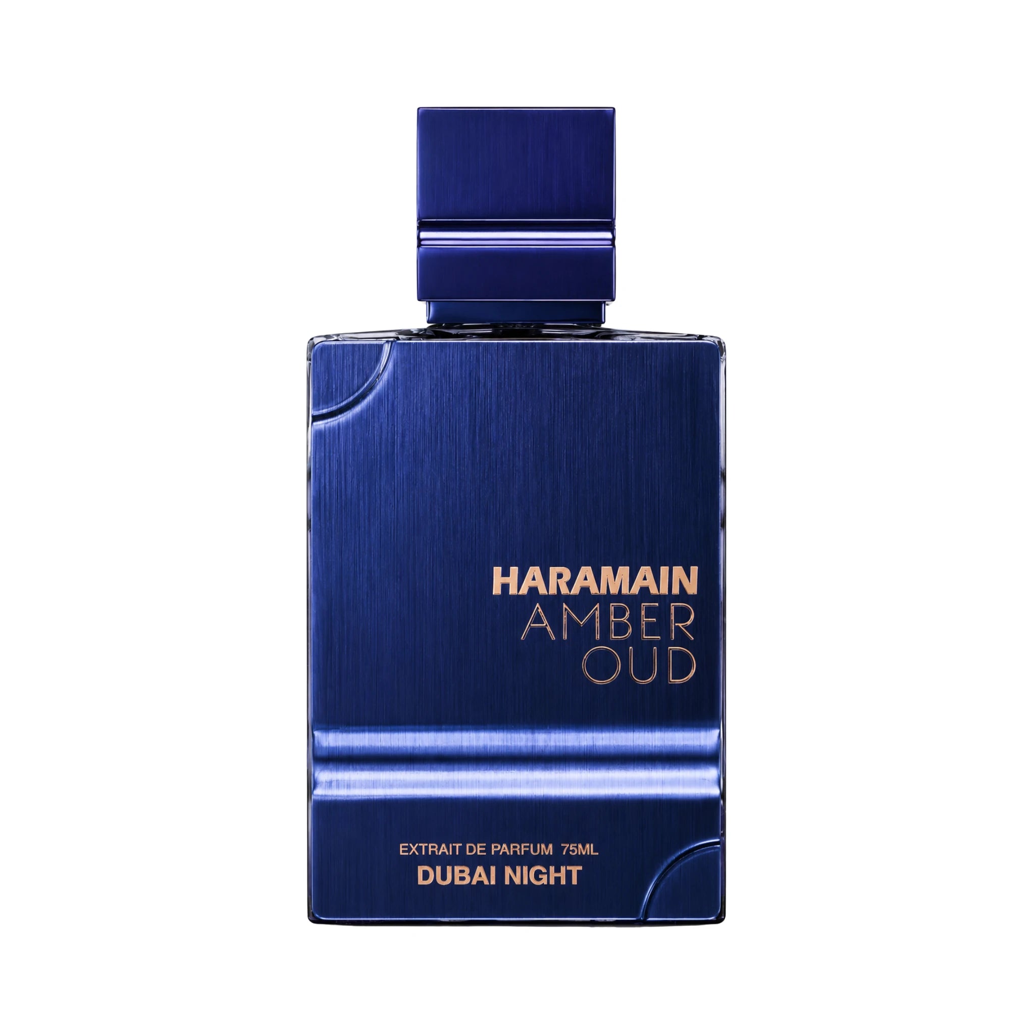 Frasco de Amber Oud Dubai Night Al Haramain Extrait de Parfum Para Hombre