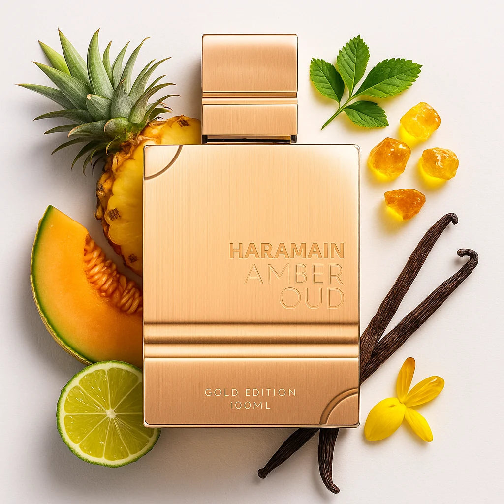Amber_Oud_Gold_Edition_Al_Haramain_Eau_de_Parfum_Unisex_fondo_blanco_con_ingredientes