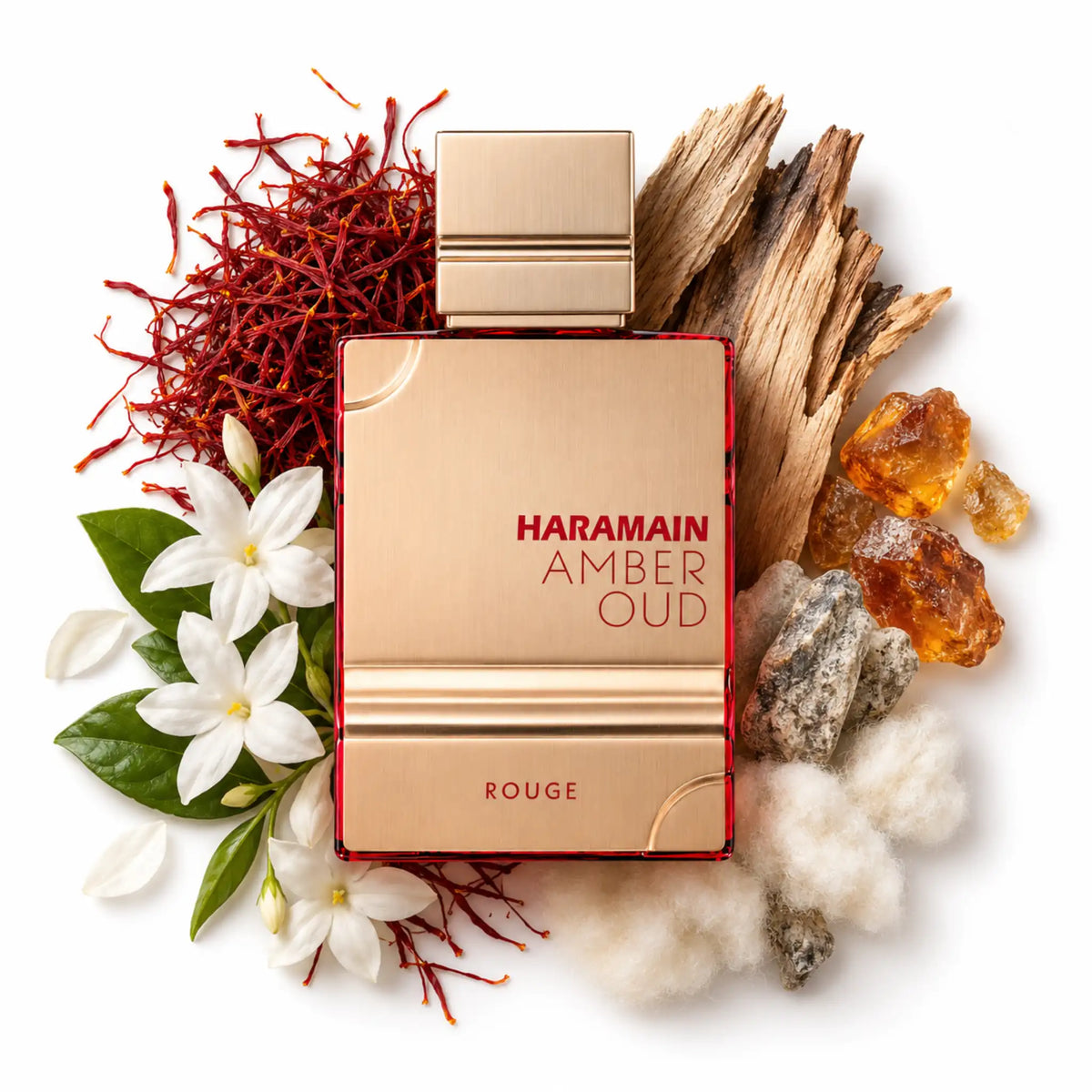 Ingredientes de Amber Oud Rouge Al Haramain Eau de Parfum
