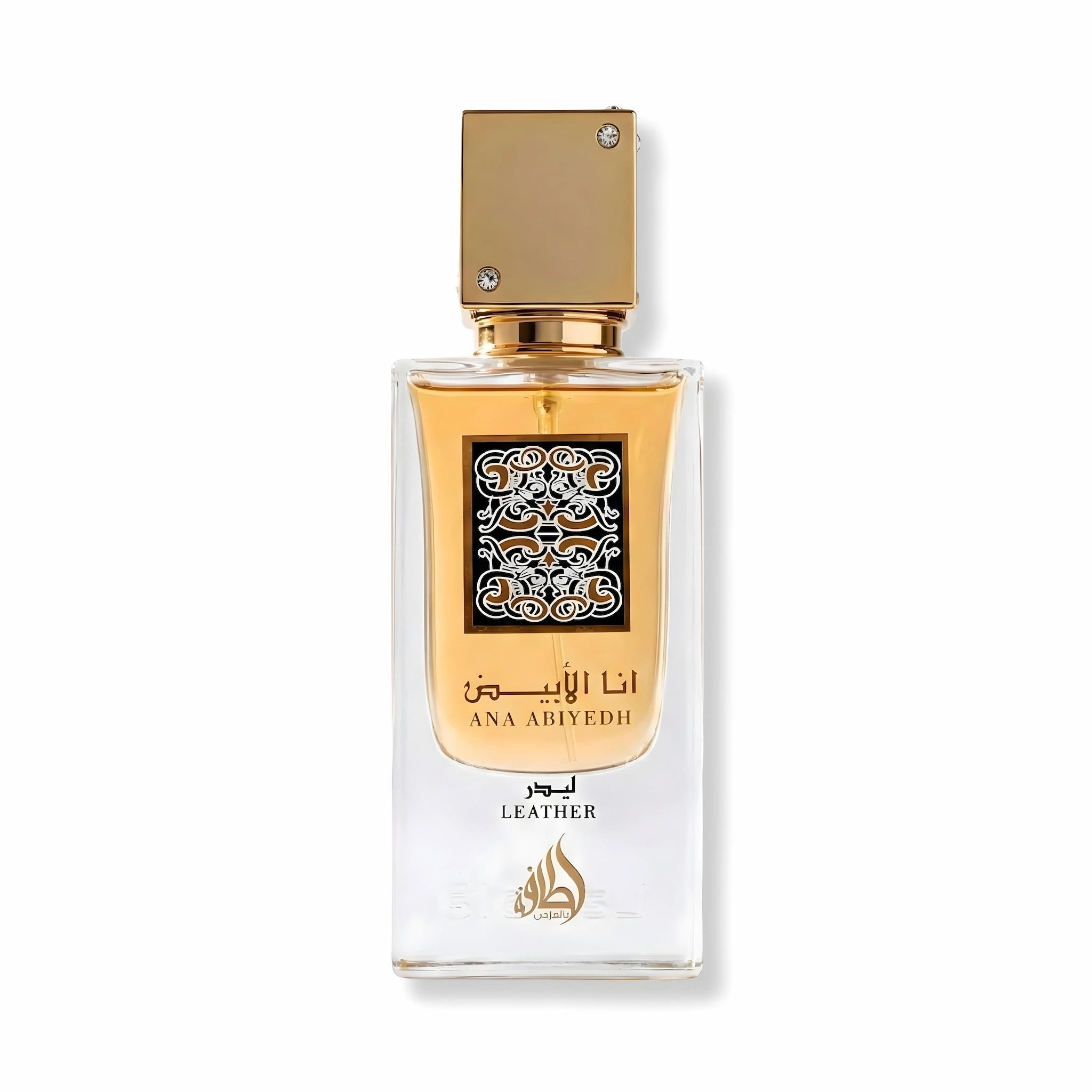 Frasco del Ana Abiyedh Leather Lattafa Eau de Parfum Para Hombre