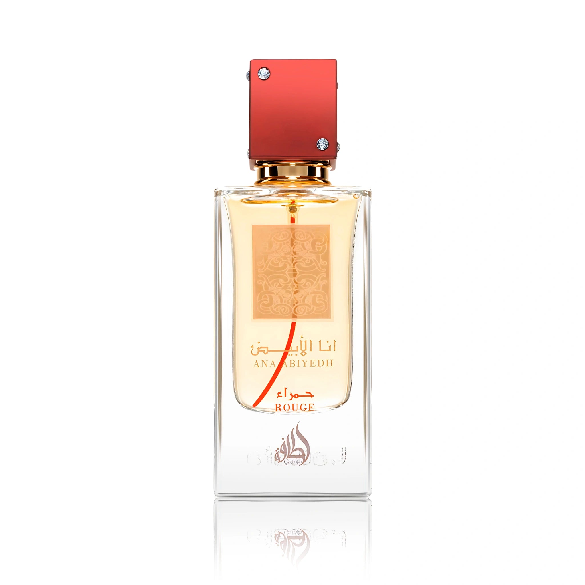 Frasco del Ana Abiyedh Rouge Lattafa Eau de Parfum Unisex
