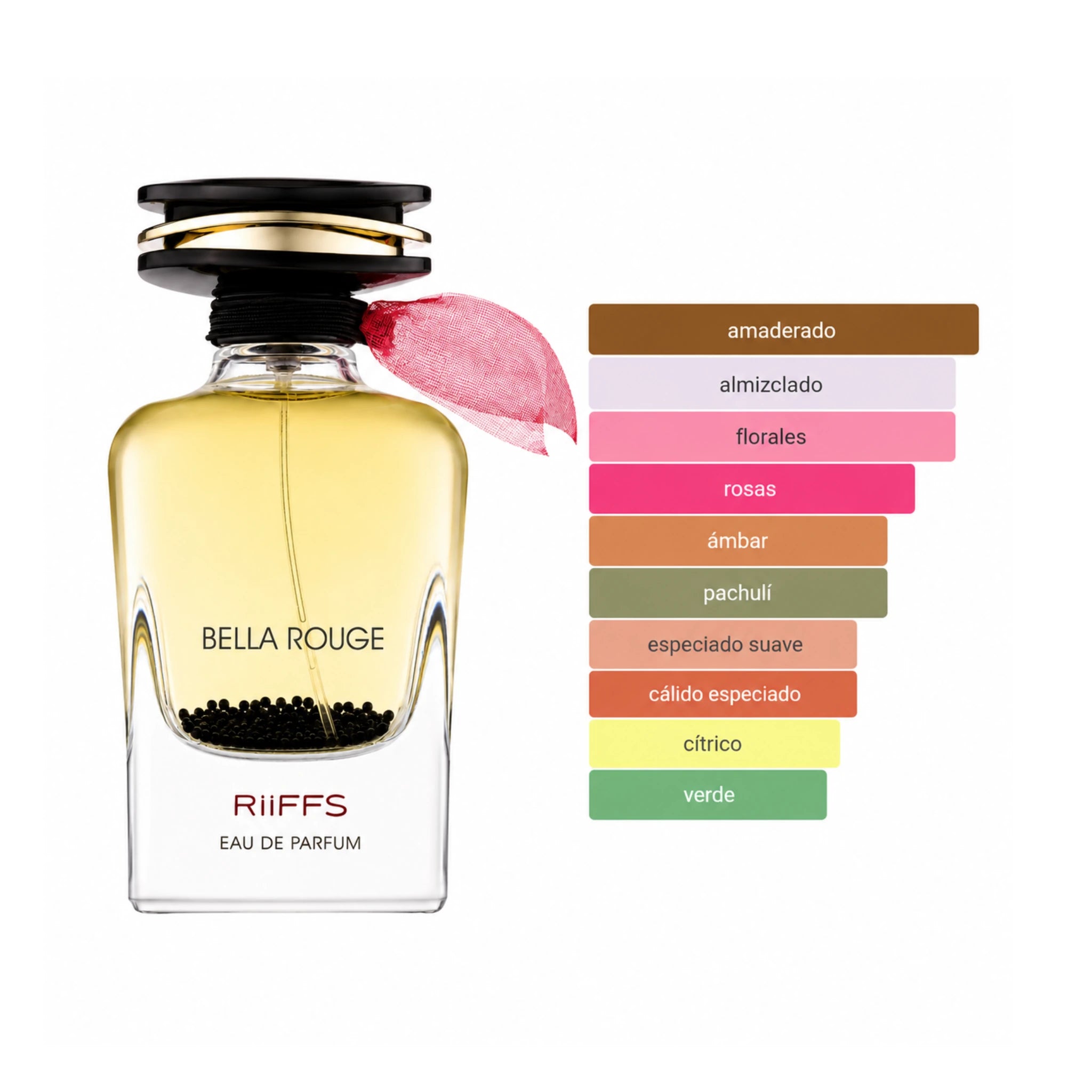 aromas del perfume Bella Rouge Riiffs Eau de Parfum