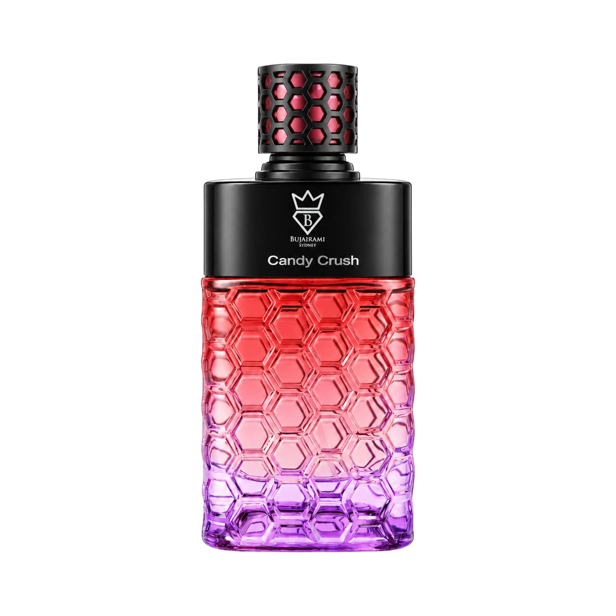 Candy Crush Bujairami Eau de Parfum con su botella