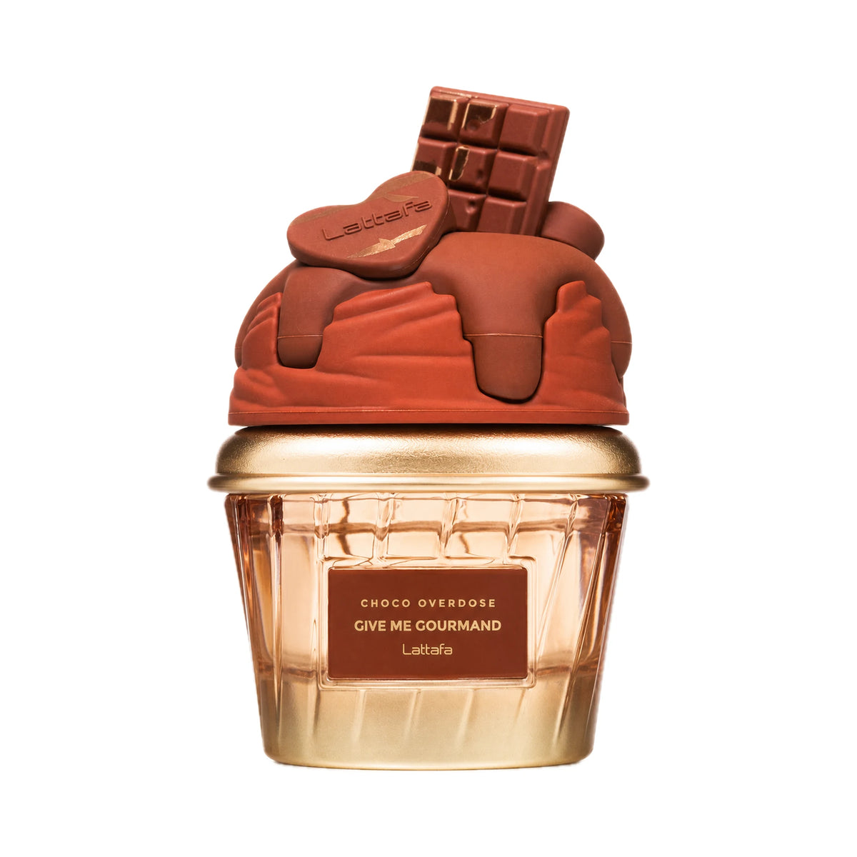Frasco de Choco Overdose Lattafa Eau de Parfum Para Mujer