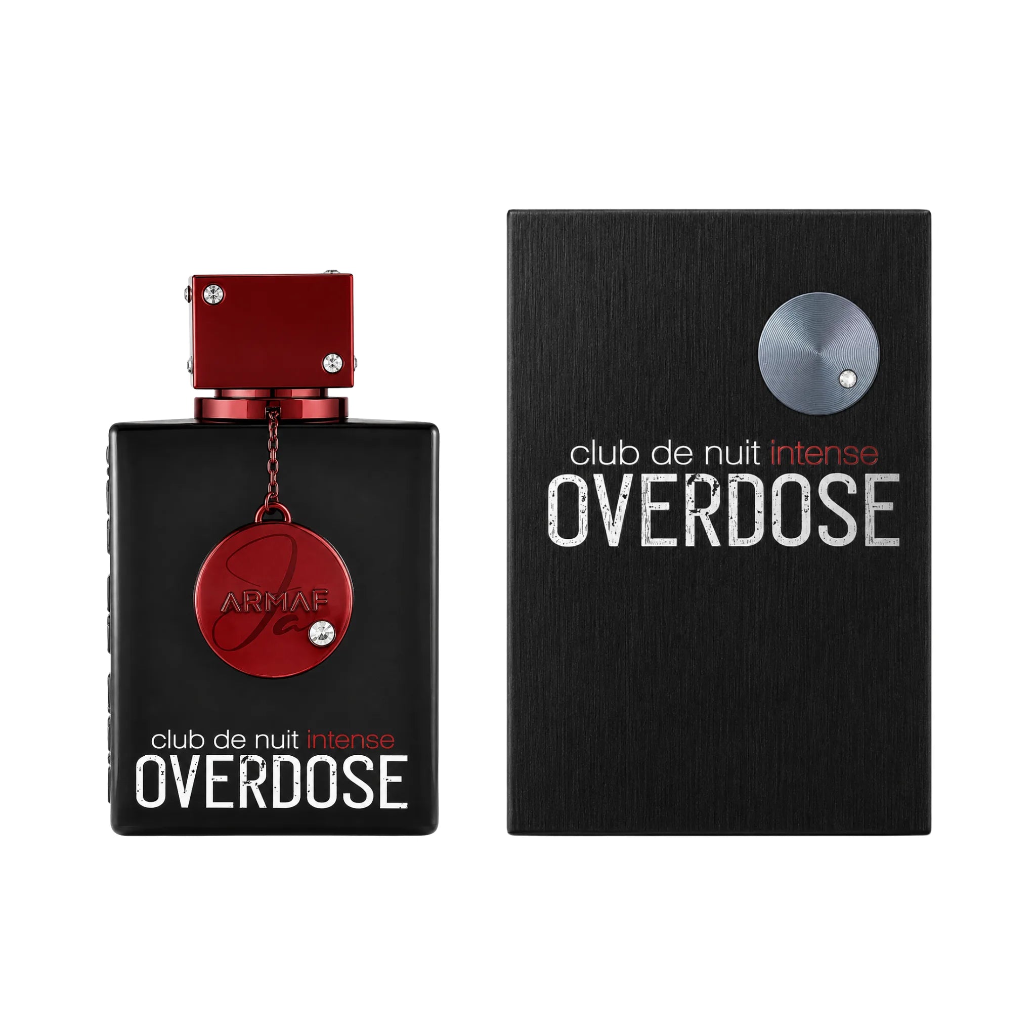 Caja y botella de Club De Nuit Intense Overdose Armaf Eau de Parfum