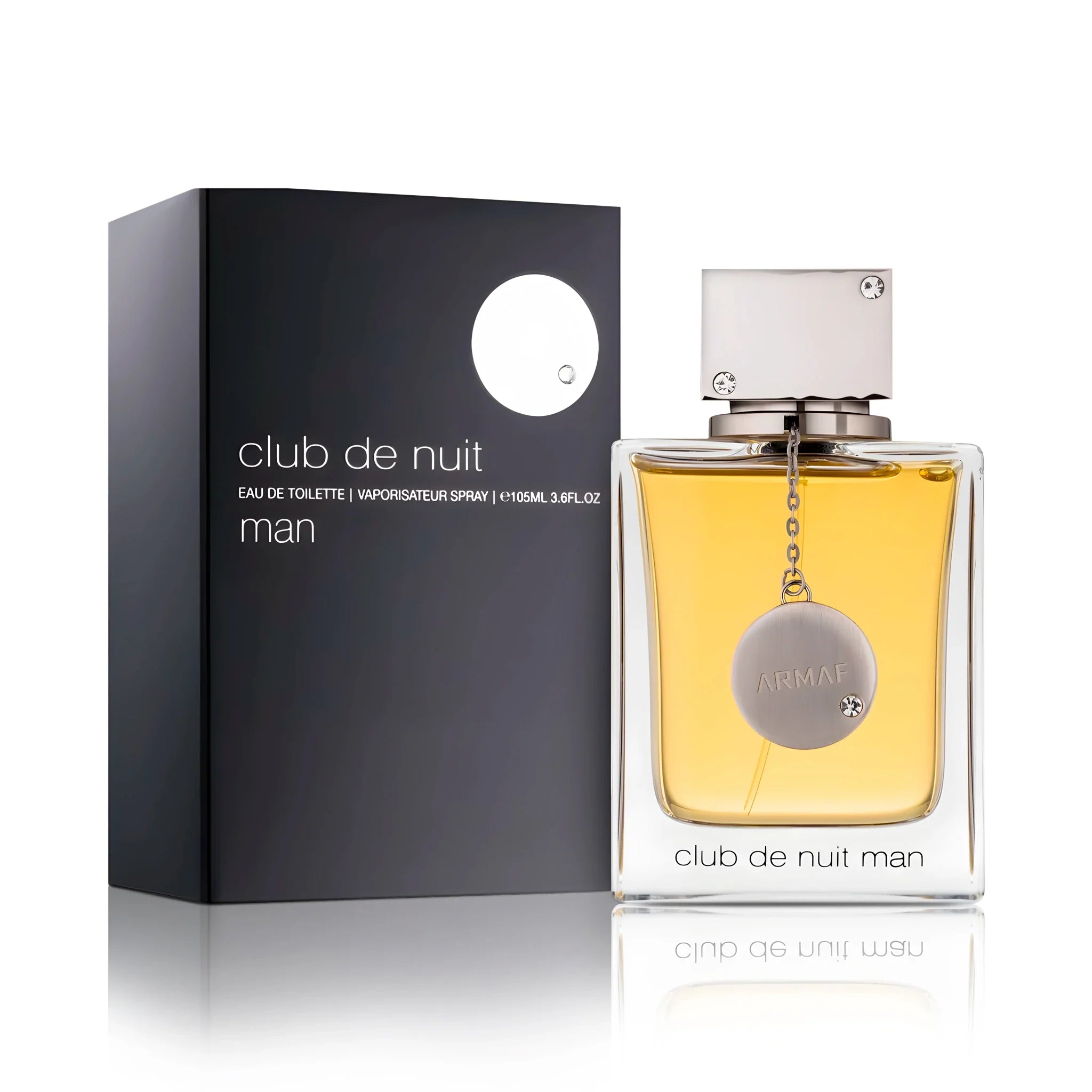 Frasco y caja de Club de Nuit Man Armaf Eau de Toilette Para Hombre
