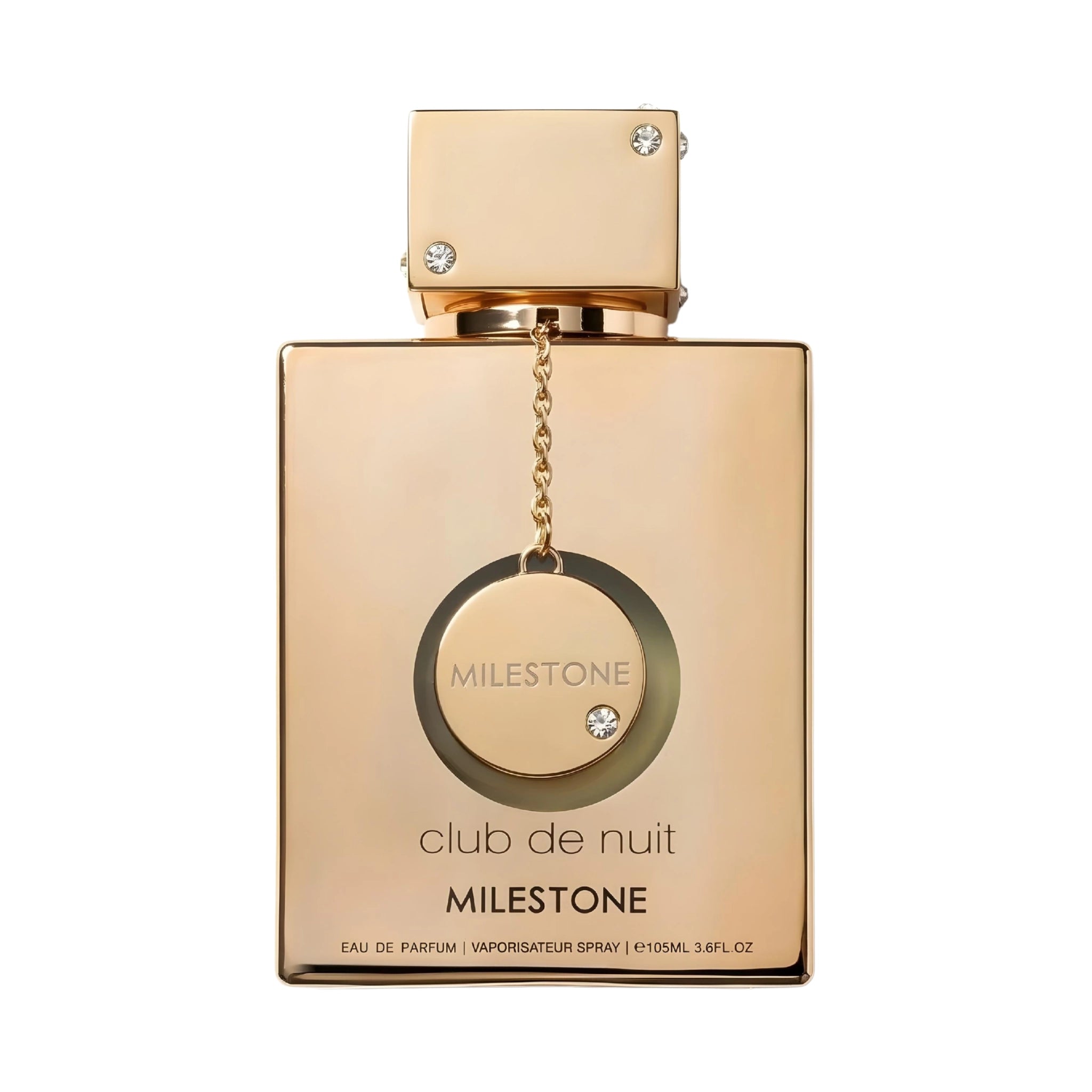 Club de Nuit Foto frontal del Milestone Armaf Eau de Parfum Unisex con fondo blanco