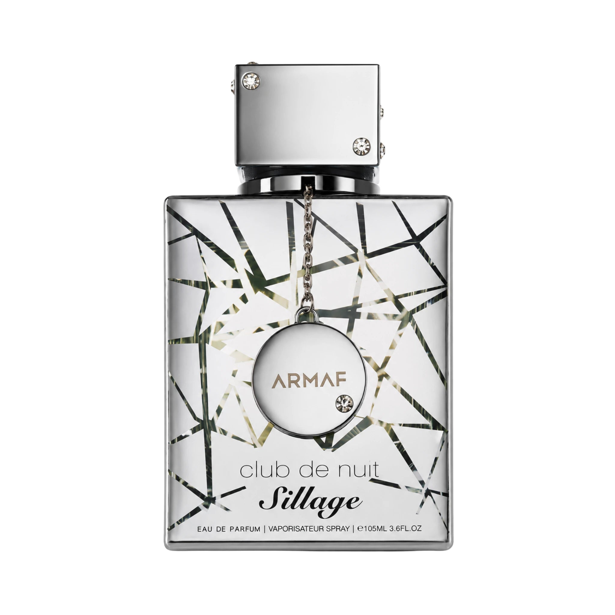 Foto frontal del Club de Nuit Sillage Armaf Eau de Parfum Para Hombre fondo blanco