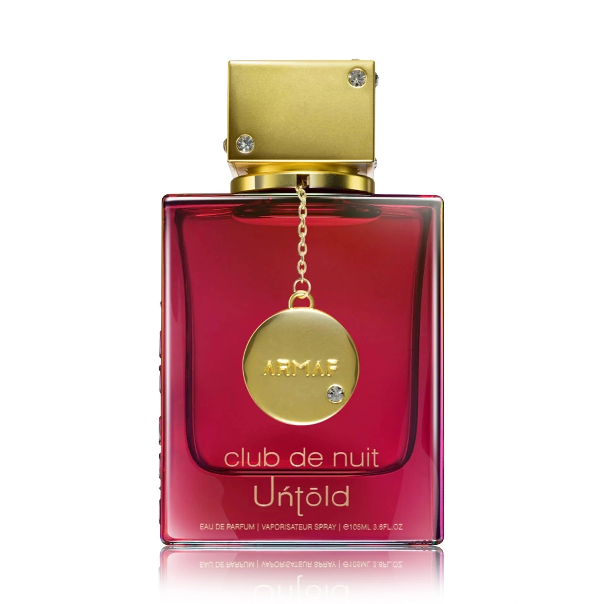 Foto grontal del Club de Nuit Untold Armaf Eau de Parfum Unisex fondo blanco