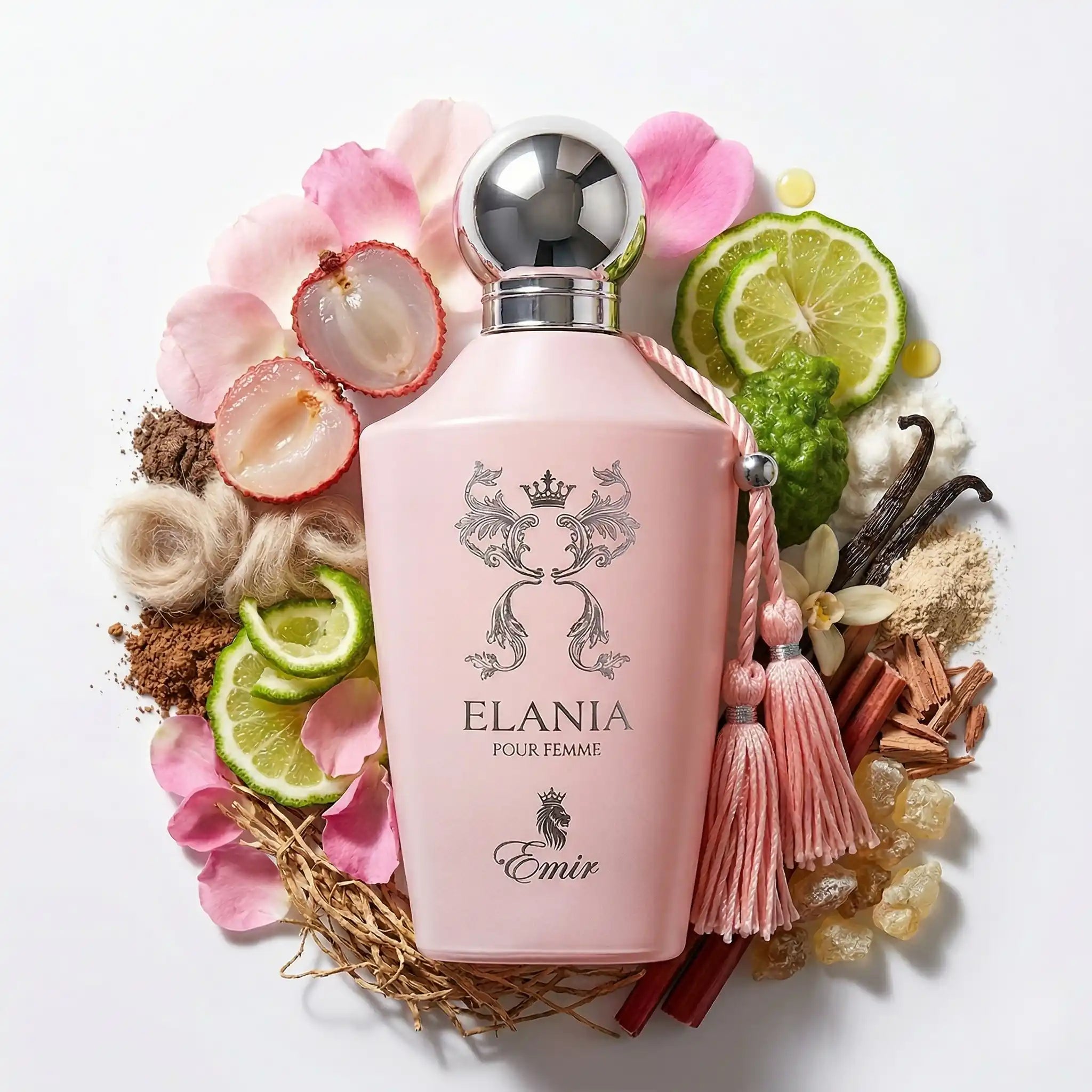 Elania_Emir_Eau_de_Parfum_Para_Mujer_Fondo_Blanco_Lichi_Vainilla