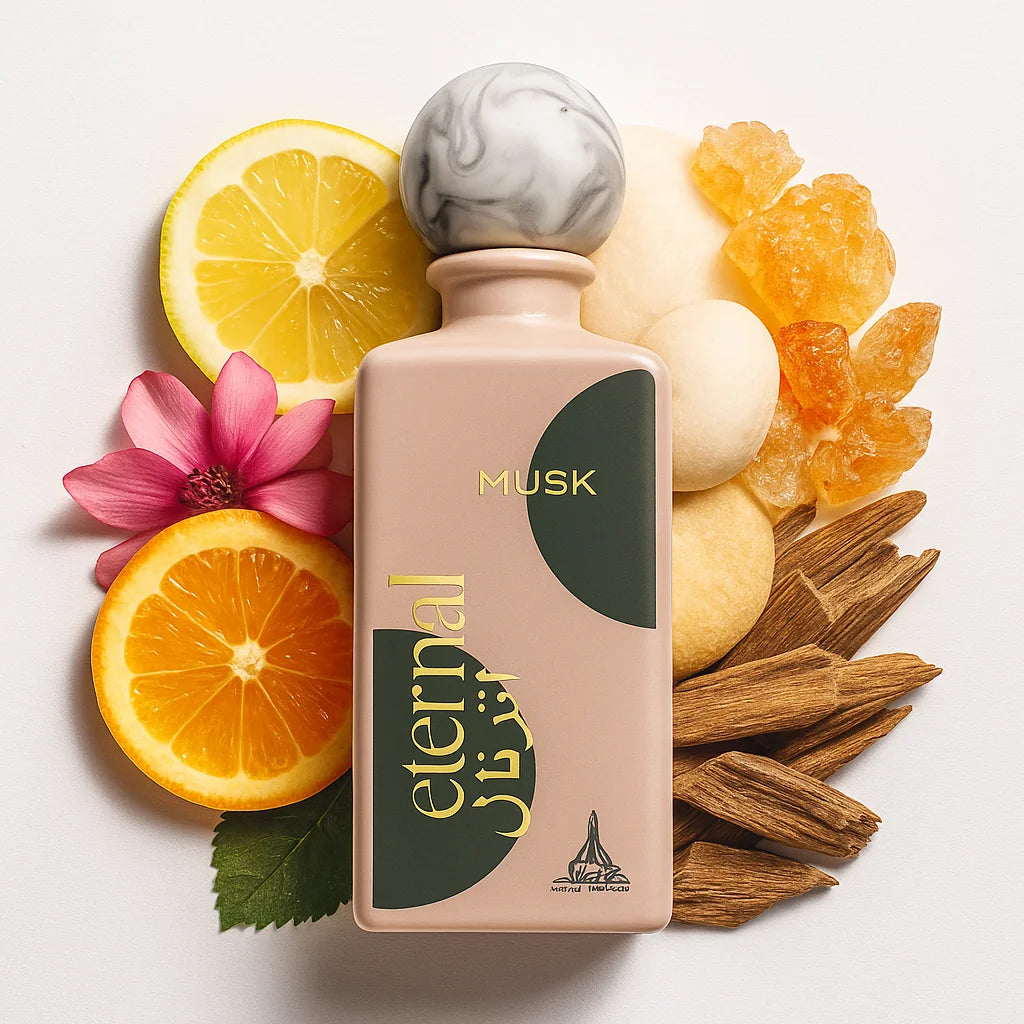 Eternal_Musk_Paris_Corner_Eau_de_Parfum_Unisex_Fondo_Blanco_Ambar_Citricos