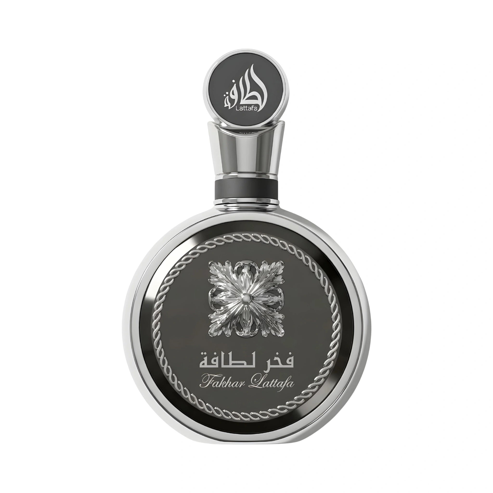 Frasco de Fakhar Platin Lattafa Eau de Parfum Para Hombre