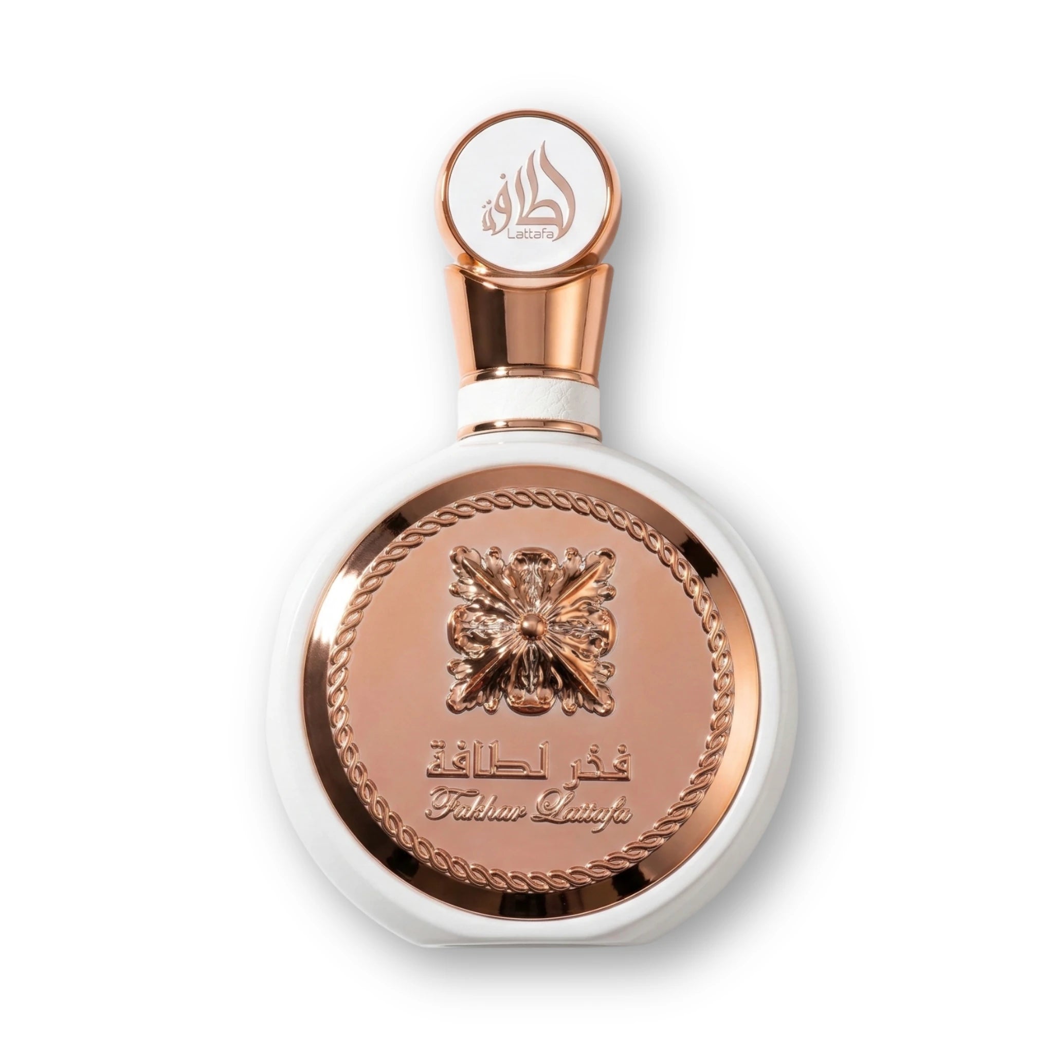 Frasco del Fakhar Rose Lattafa Eau de Parfum Para Mujer