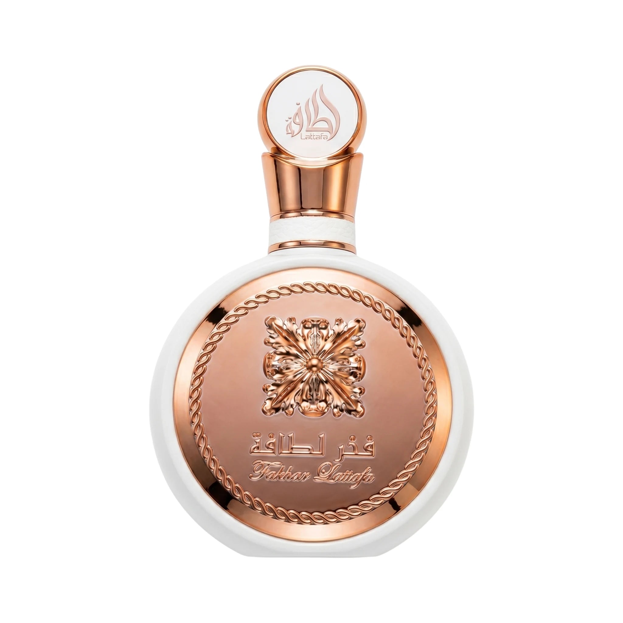 Frasco del Fakhar Rose Lattafa Eau de Parfum Para Mujer