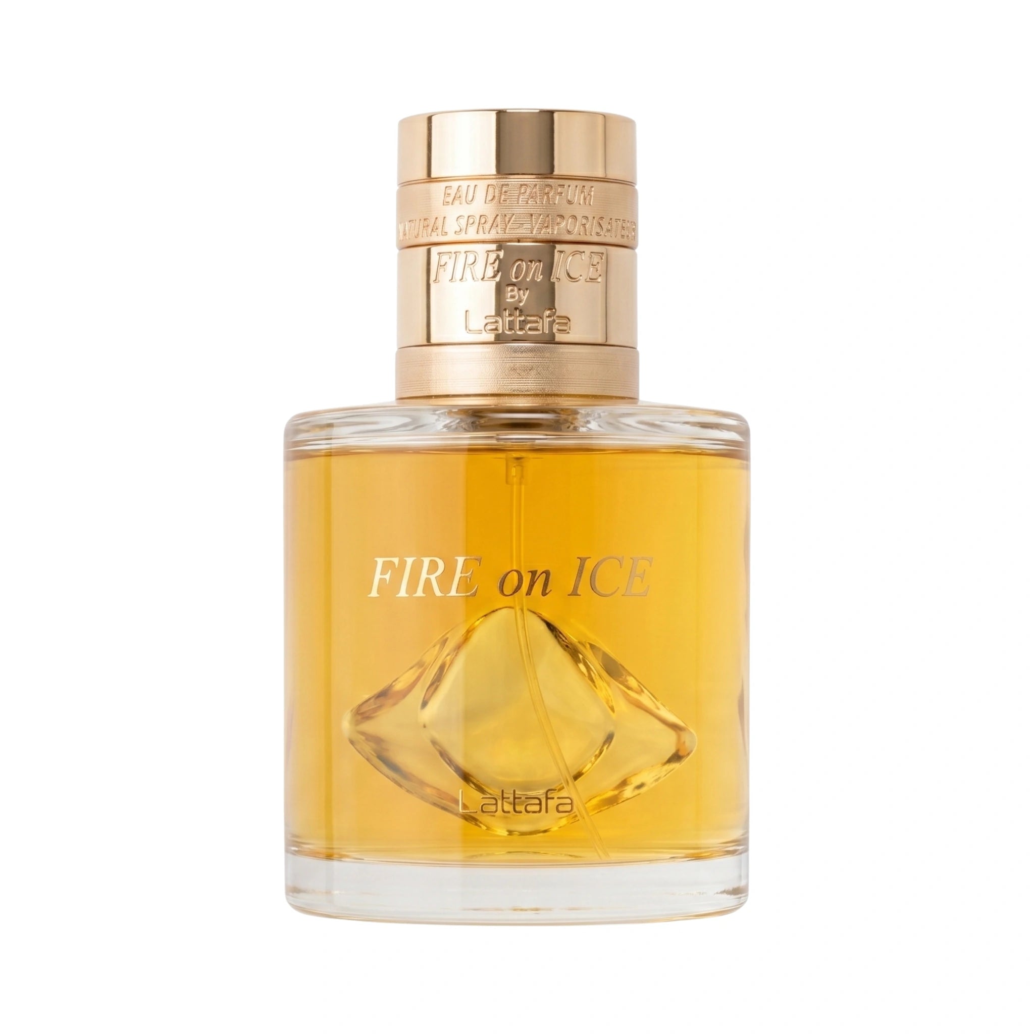 Frasco de Fire On Ice Lattafa Eau de Parfum Unisex