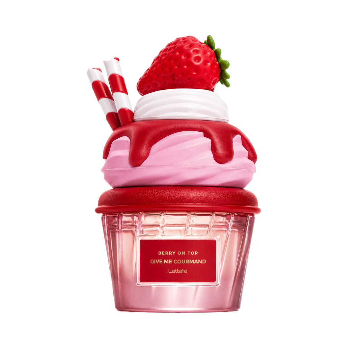 Frasco de Berry On Top Lattafa Eau de Parfum Para Mujer