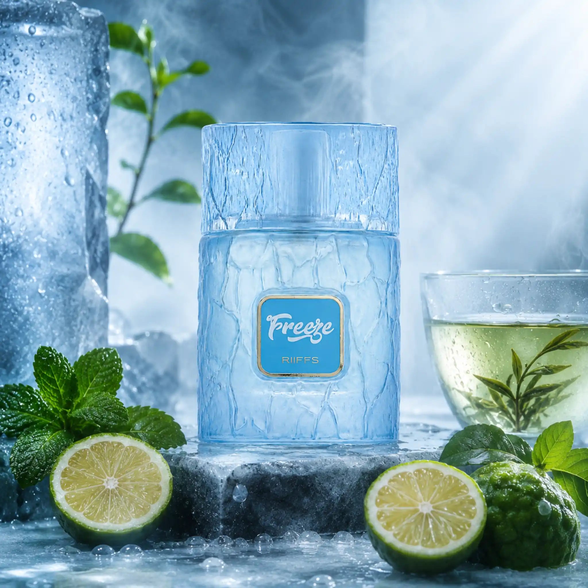 Freeze Riiffs Extrait de Parfum con fondo de hielo
