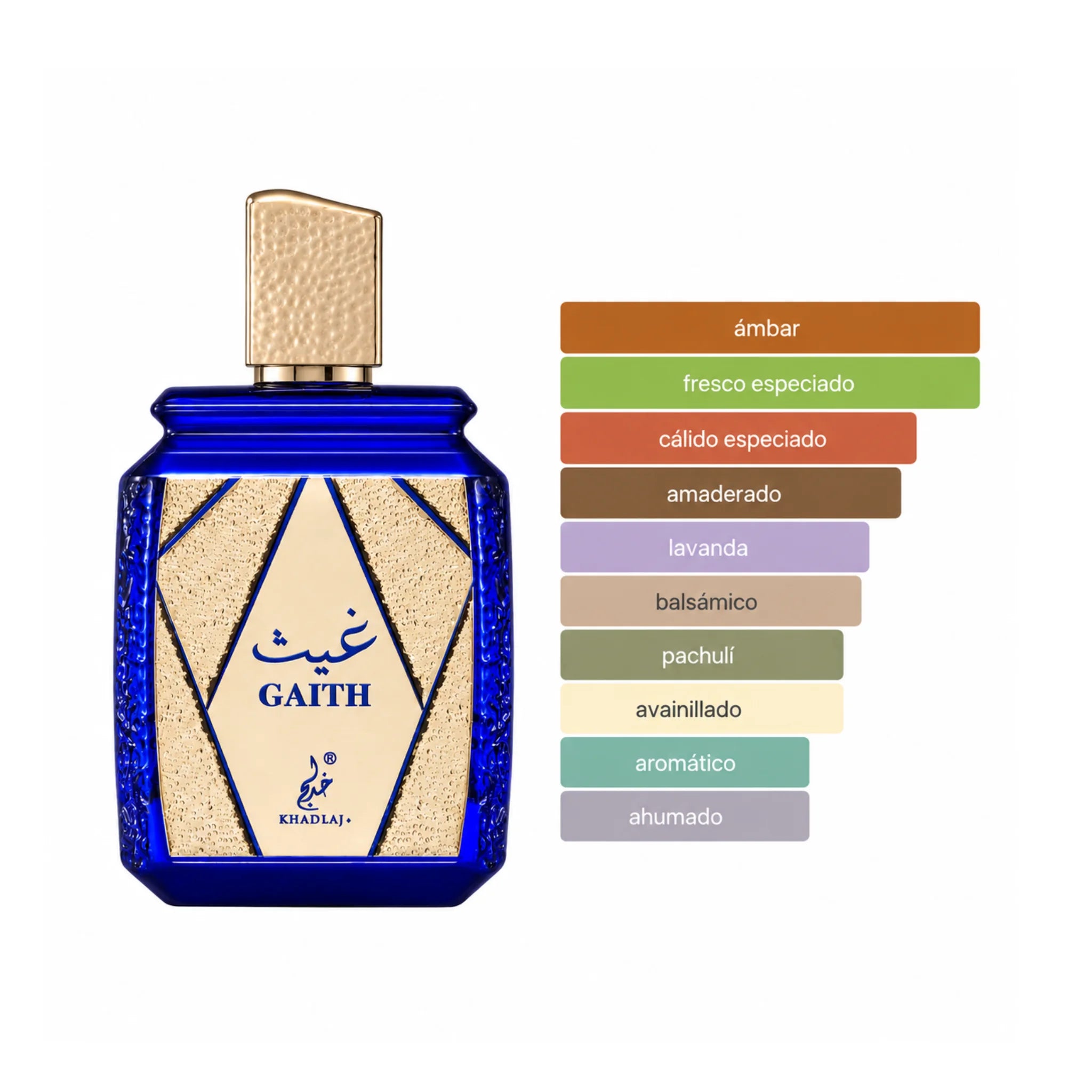 Aromas del perfume Gaith Khadlaj Eau de Parfum