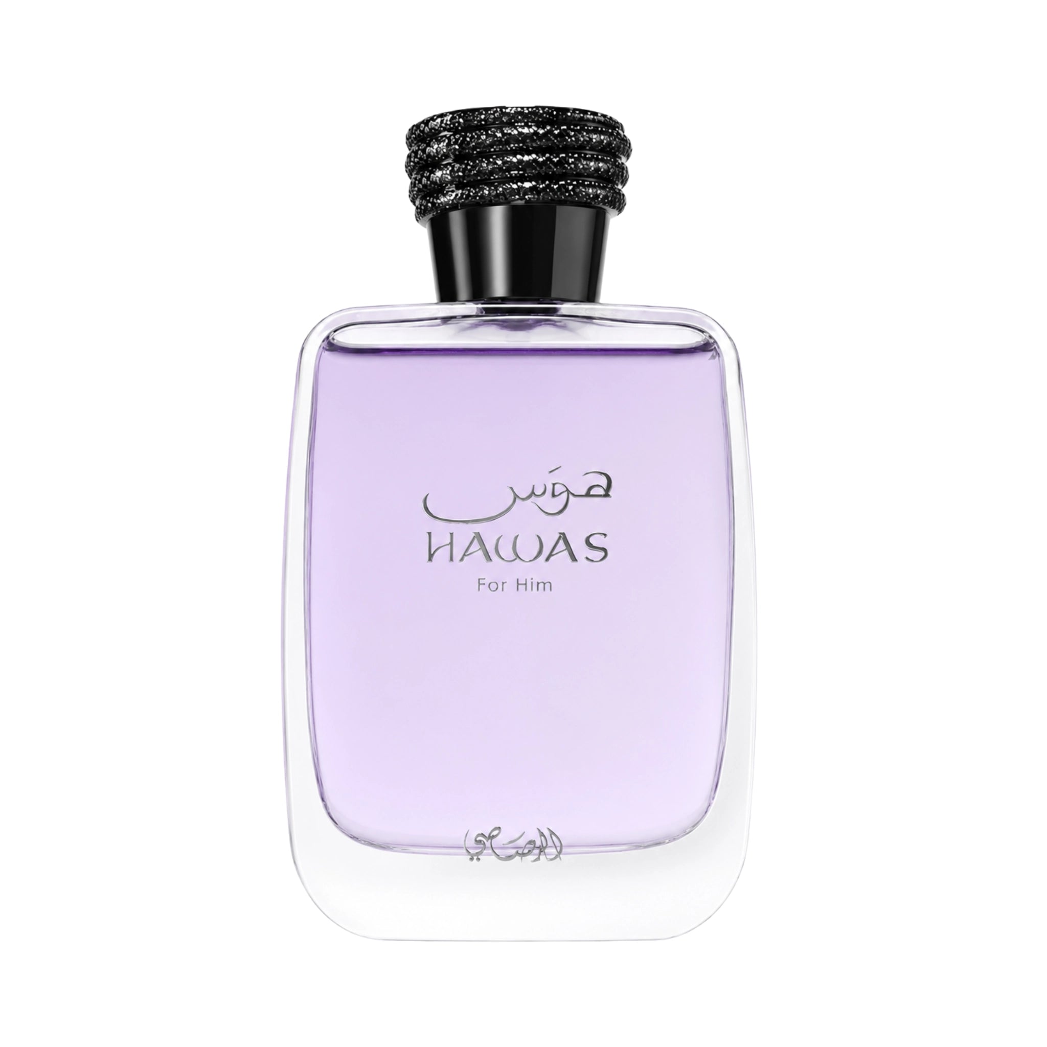 Frontal del Hawas For Him Rasasi Eau de Parfum Para Hombre fondo blanco