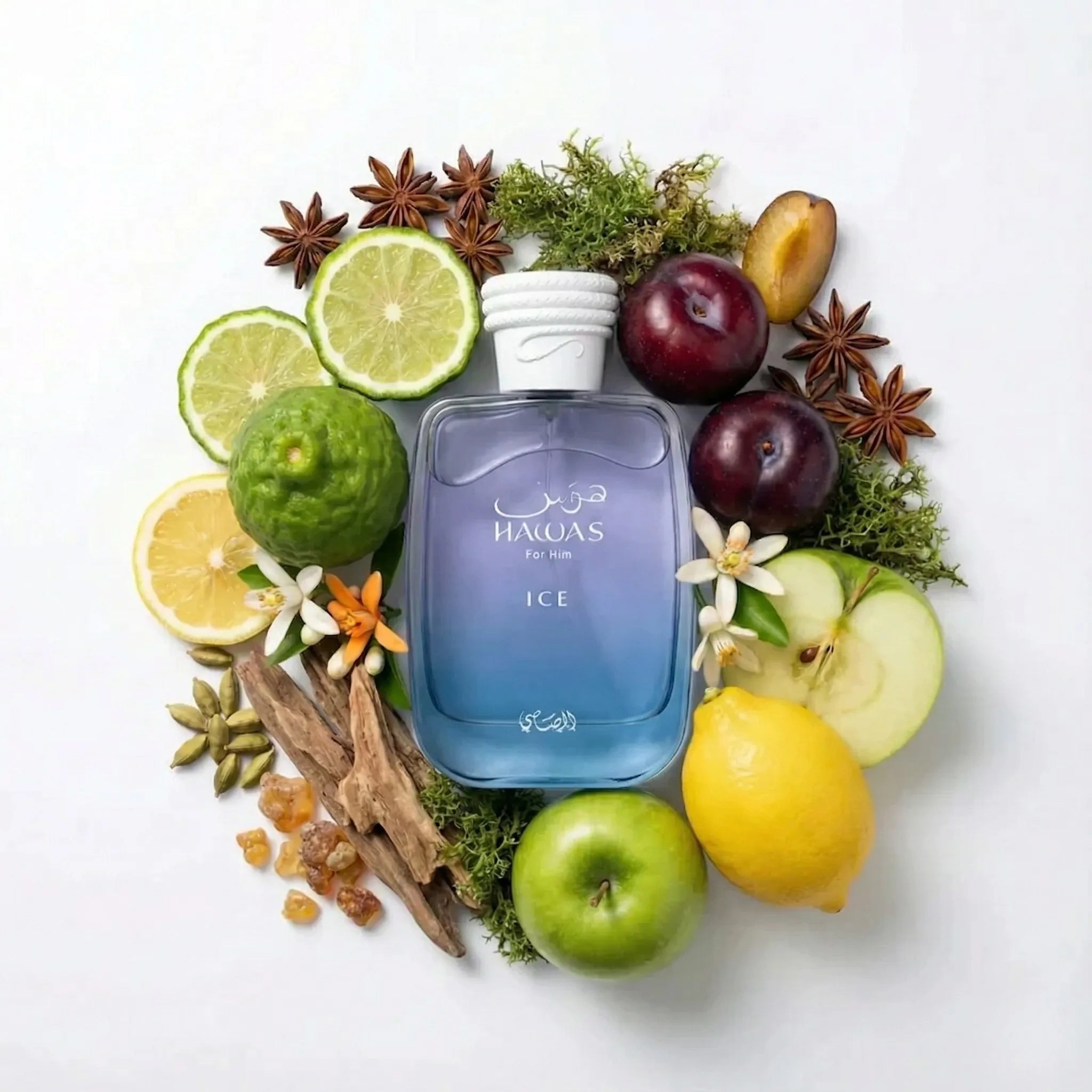 Ingredientes del perfume Hawas Ice Rasasi Eau de Parfum Para Hombre
