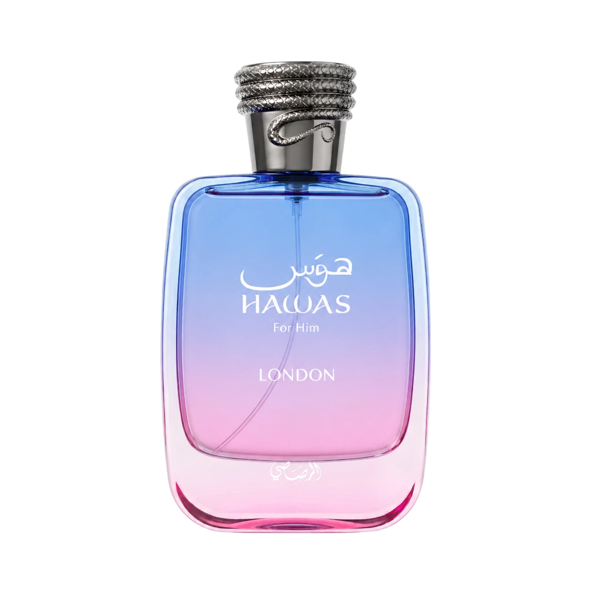 Frasco de Hawas London Rasasi Eau de Parfum Para Hombre