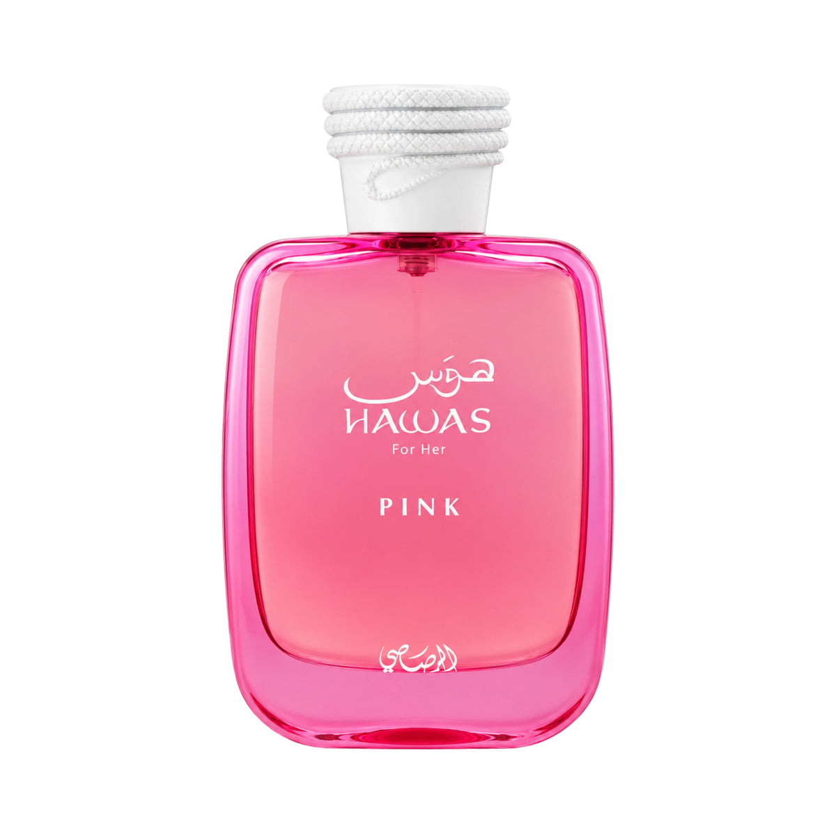 Botella de Hawas Pink Rasasi Eau de Parfum