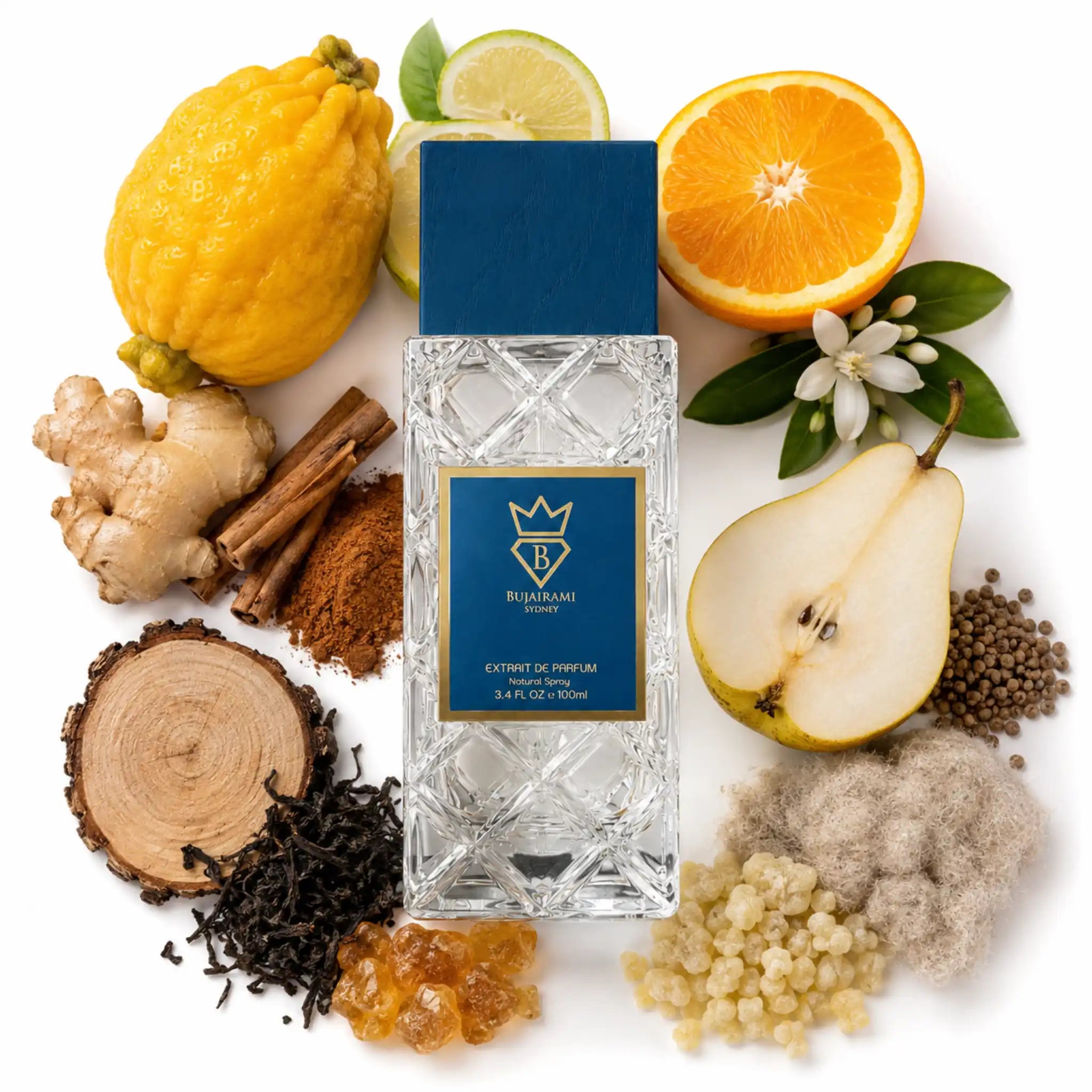 Ingredientes de Hectic Bujairami Extrait de Parfum