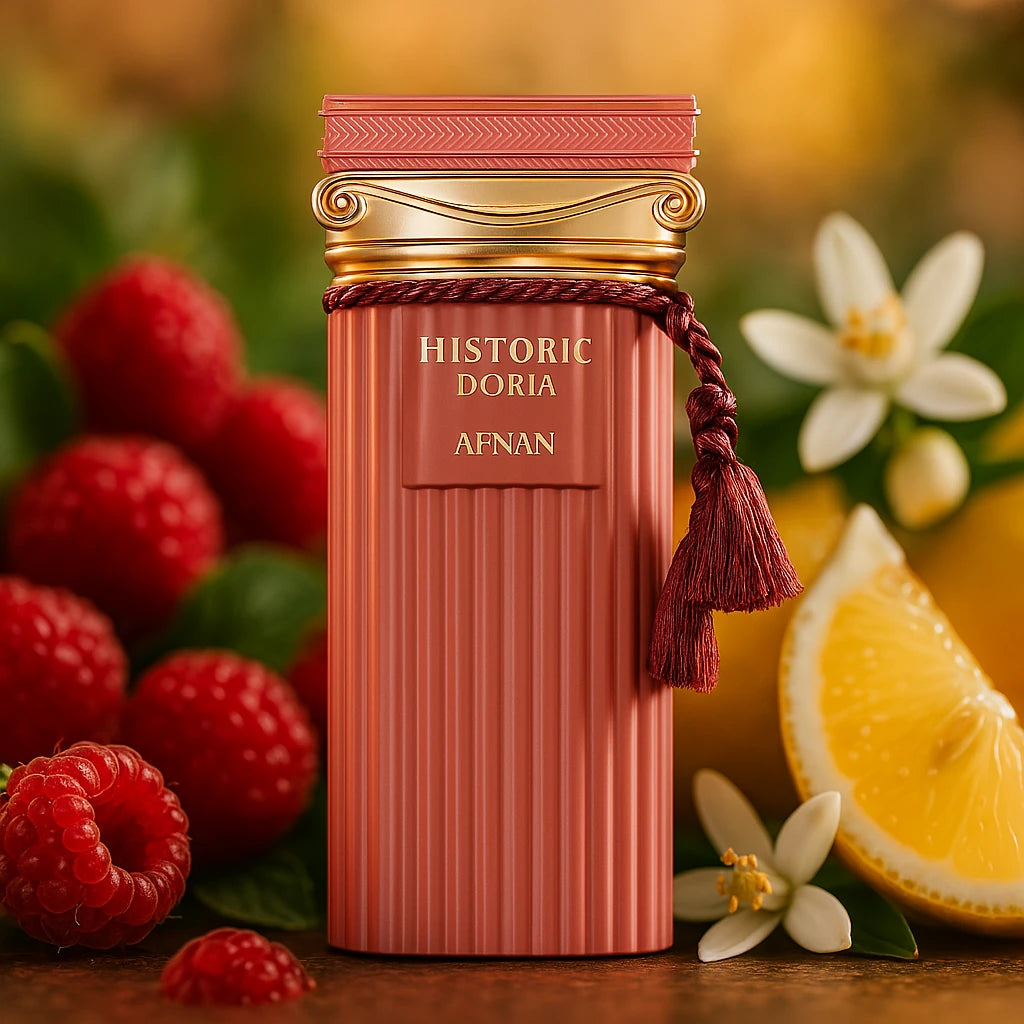 Historic Doria Afnan Eau de Parfum Unisex con fondo de frutas