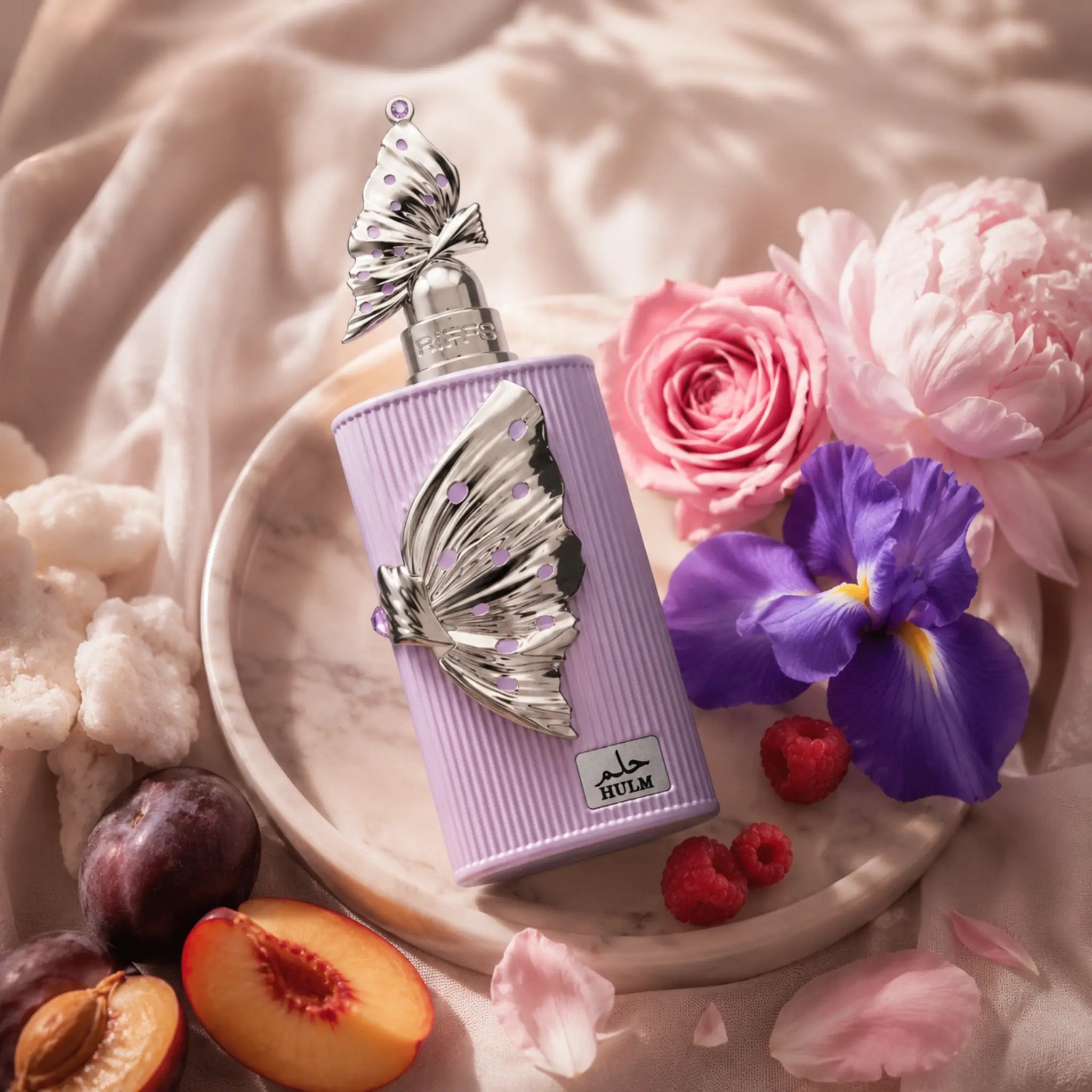Hulm Riiffs Extrait de Parfum con ingredientes de fondo creativo