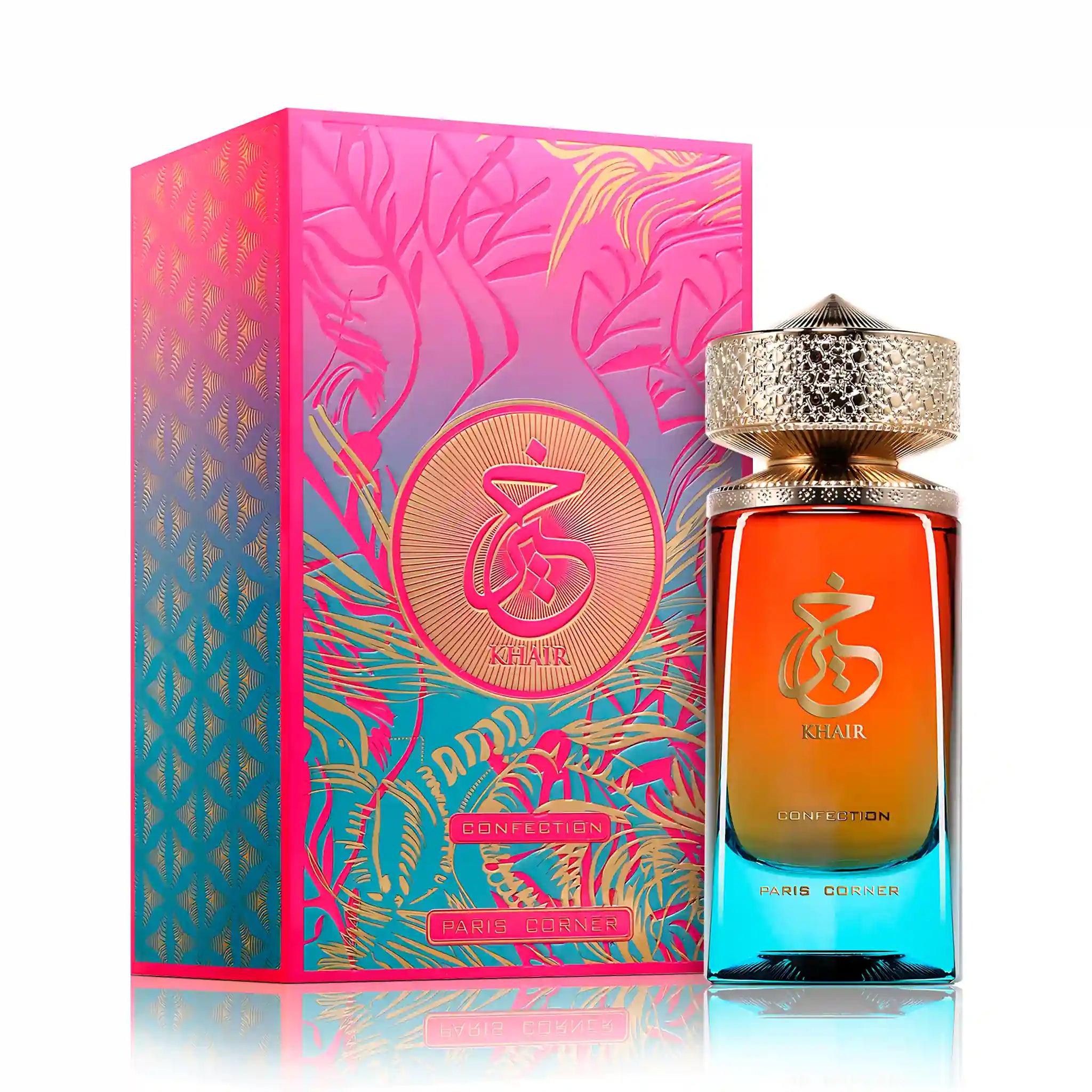 Frasco y caja de Khair Confection Paris Corner Eau de Parfum Para Mujer